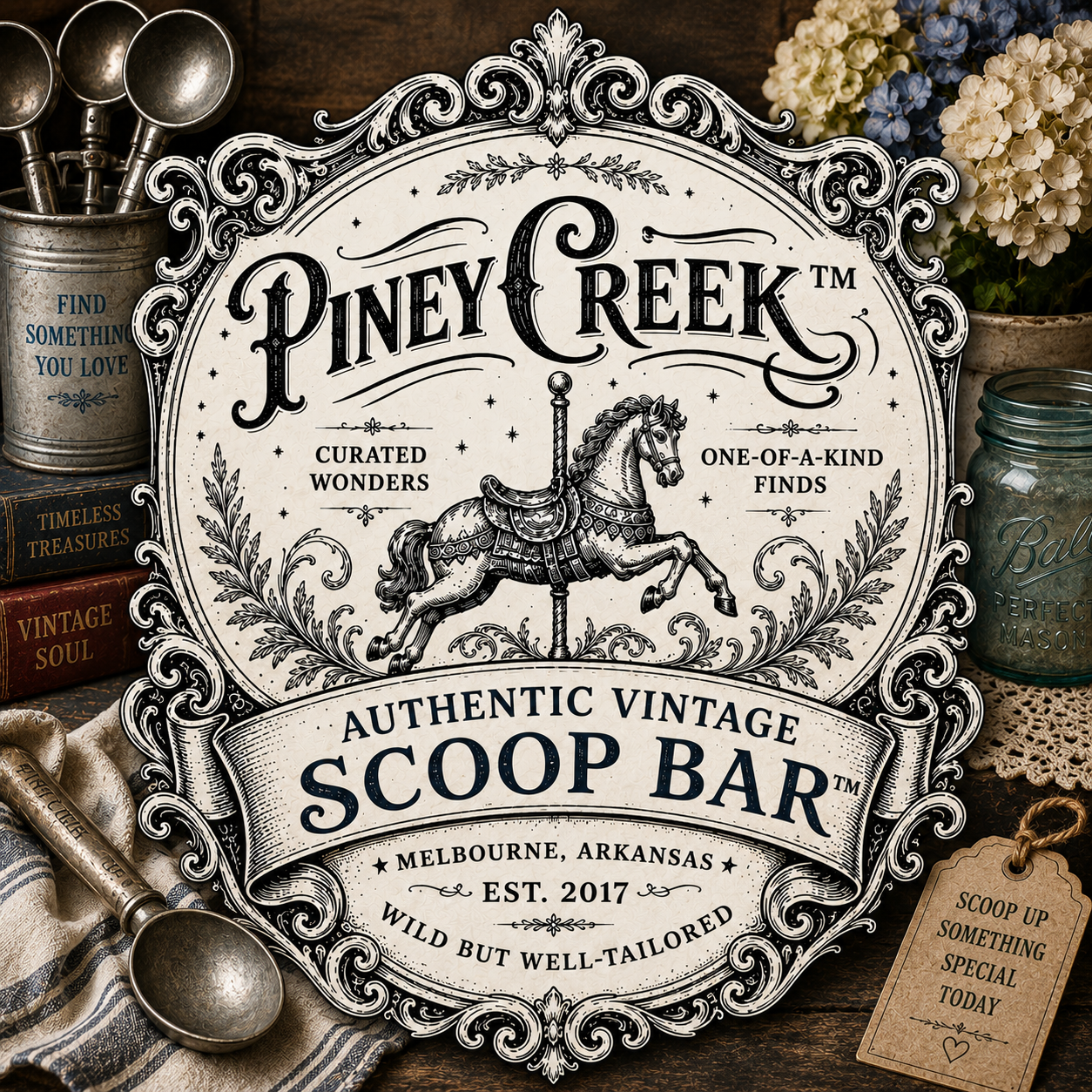 Authentic Vintage Scoop Bar™ Collection