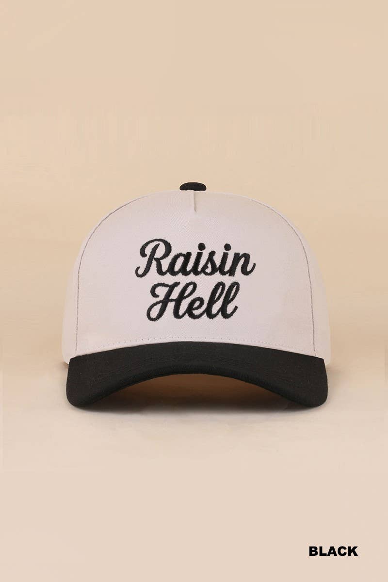 Raisin Hell Two Tone Snapback Hat