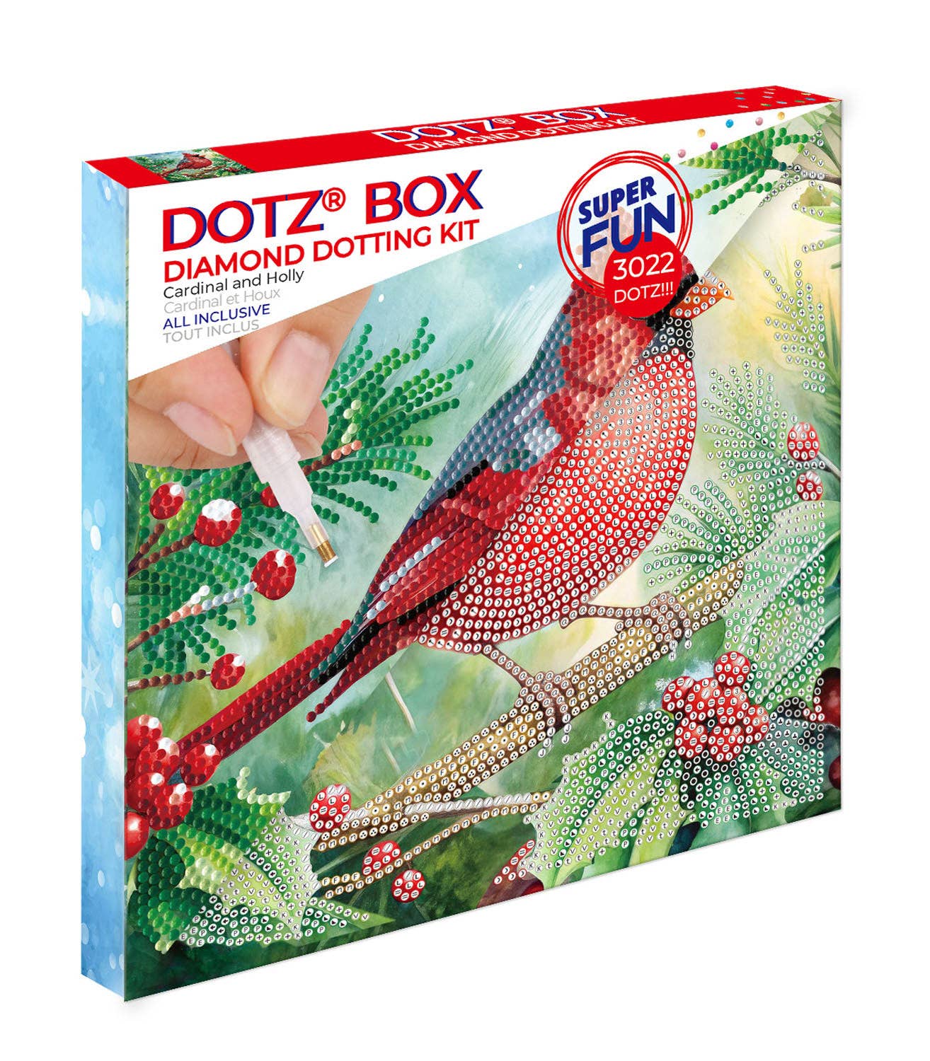 Dotz Box Cardinal and Holly