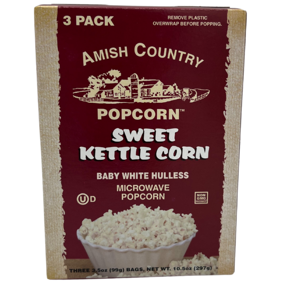 8103. 3pk Microwave Sweet Kettle Popcorn
