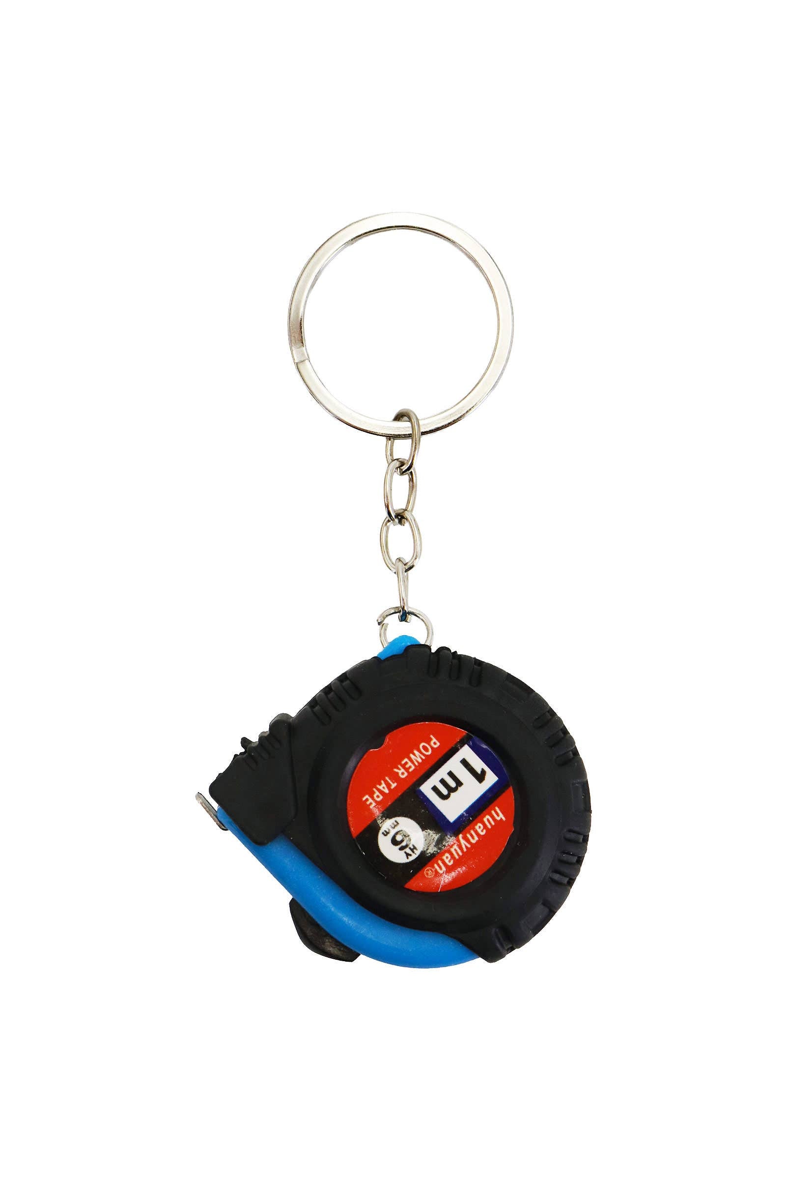 6306. Mini Heavy-Duty Rubber Coated Measuring Tape Keychain