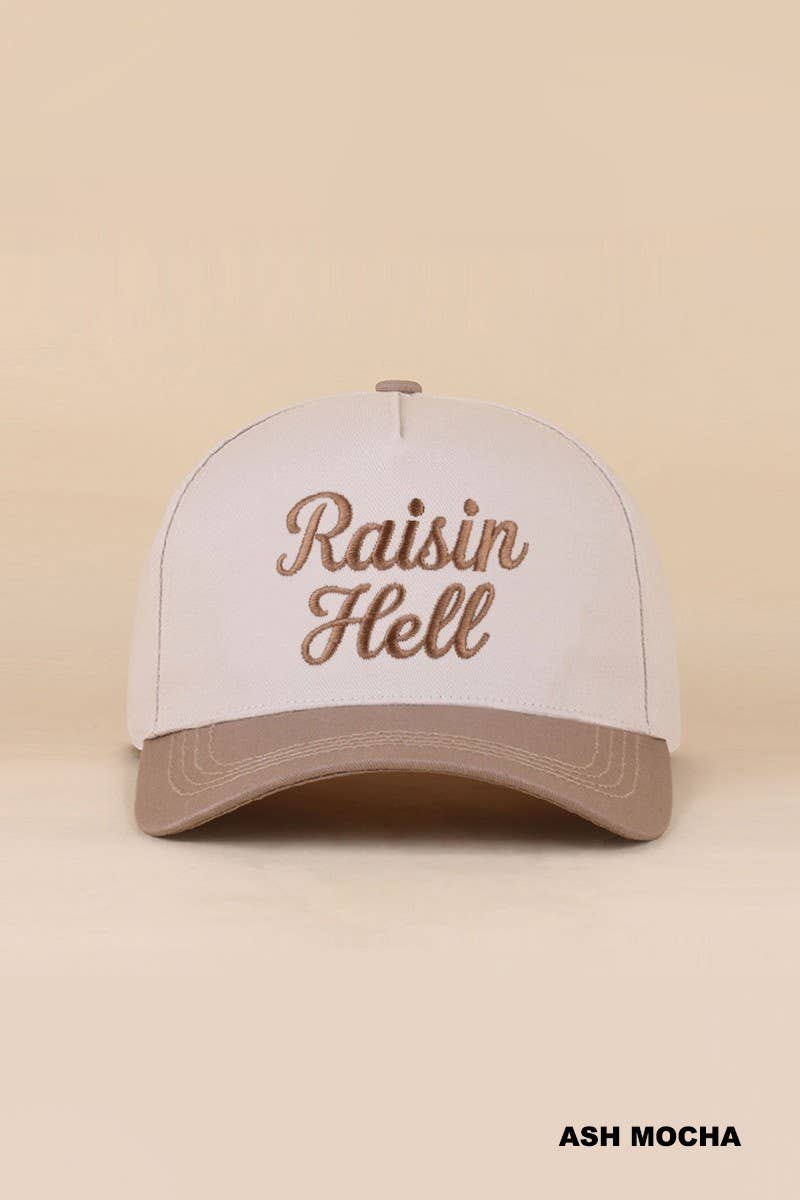 Raisin Hell Two Tone Snapback Hat