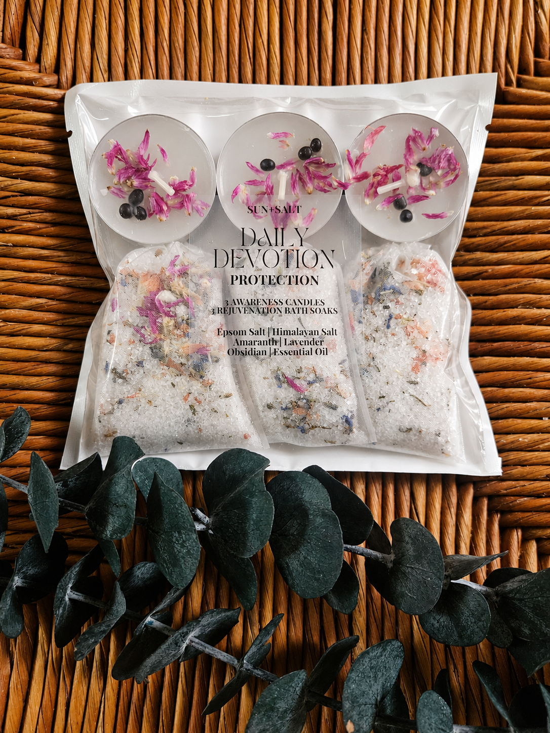 Daily Devotion Ritual Bath Soak Collection Love & Protection