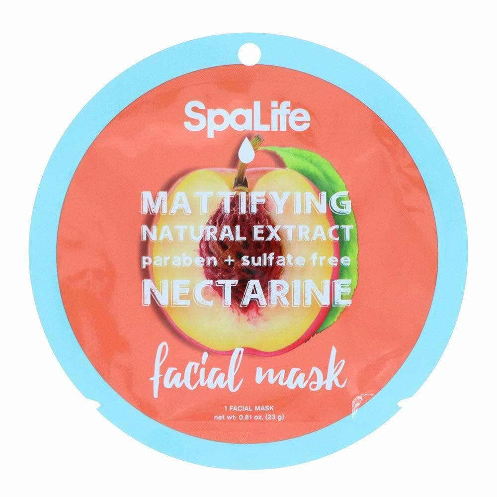 7407. Mattifying Nectarine Sheet Mask with Natural Extracts