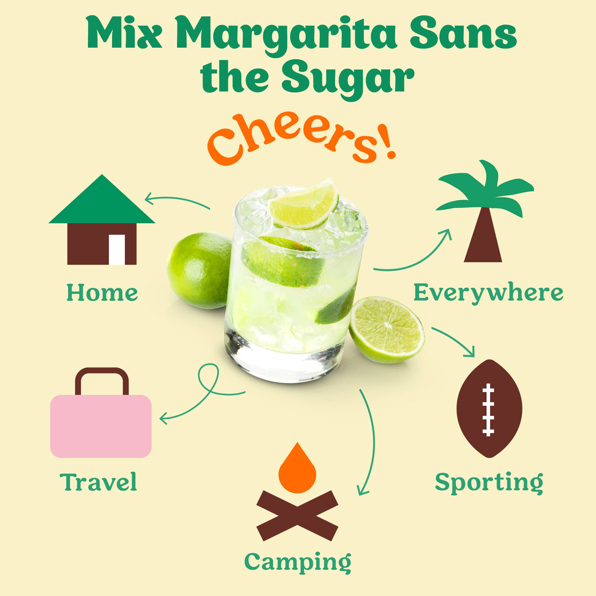 8562. Skinny Margarita Cocktail / Mocktail Mixer