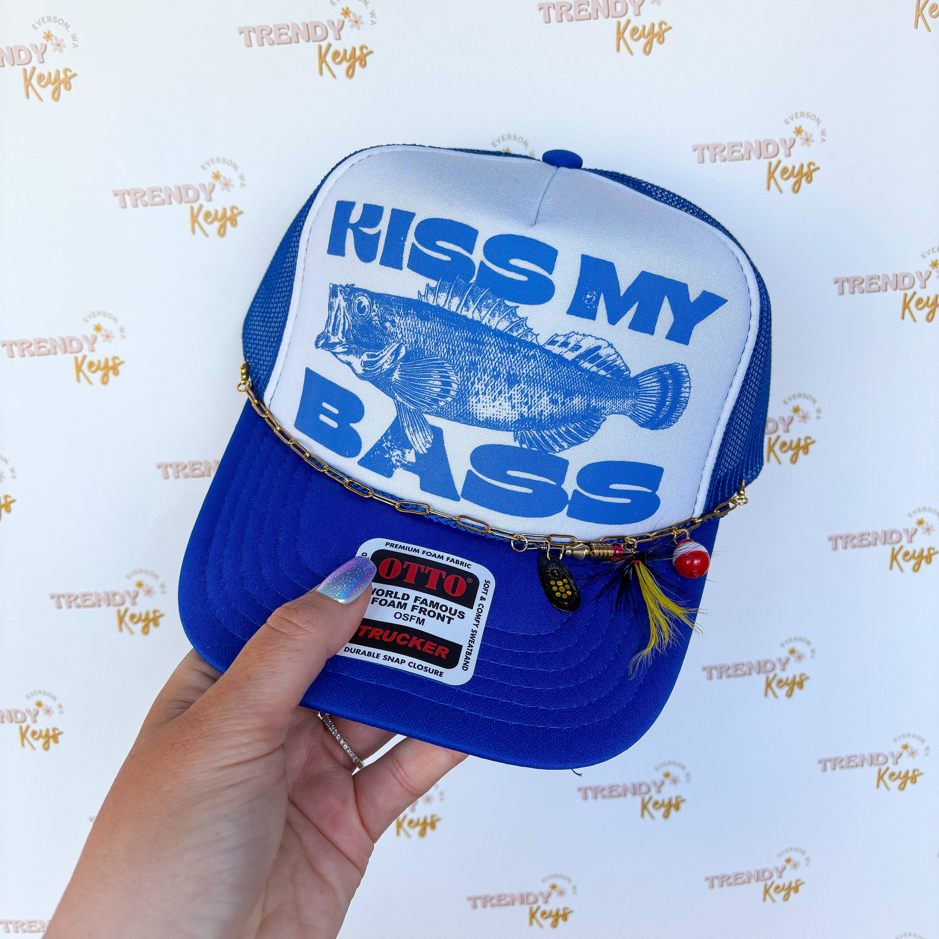 5009. Kiss my BASS Trucker Hat