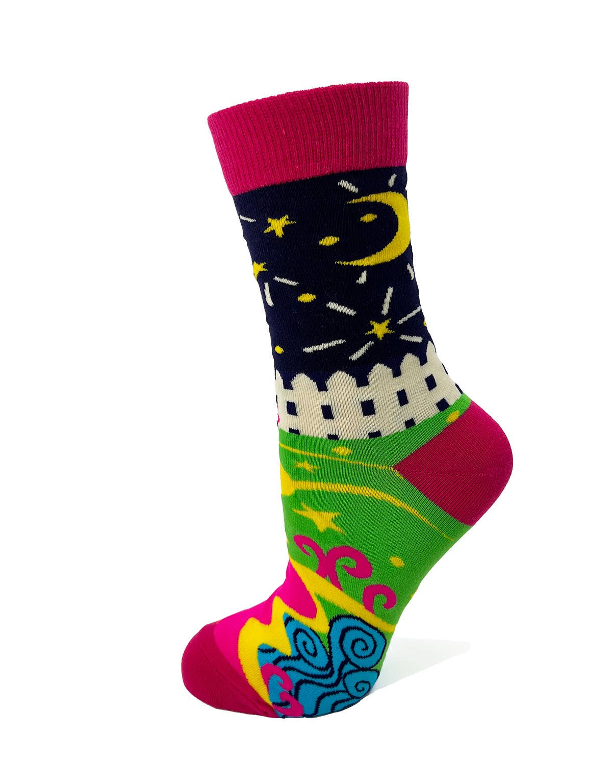 8611. Midnight Toker Women's Novelty Crew Socks