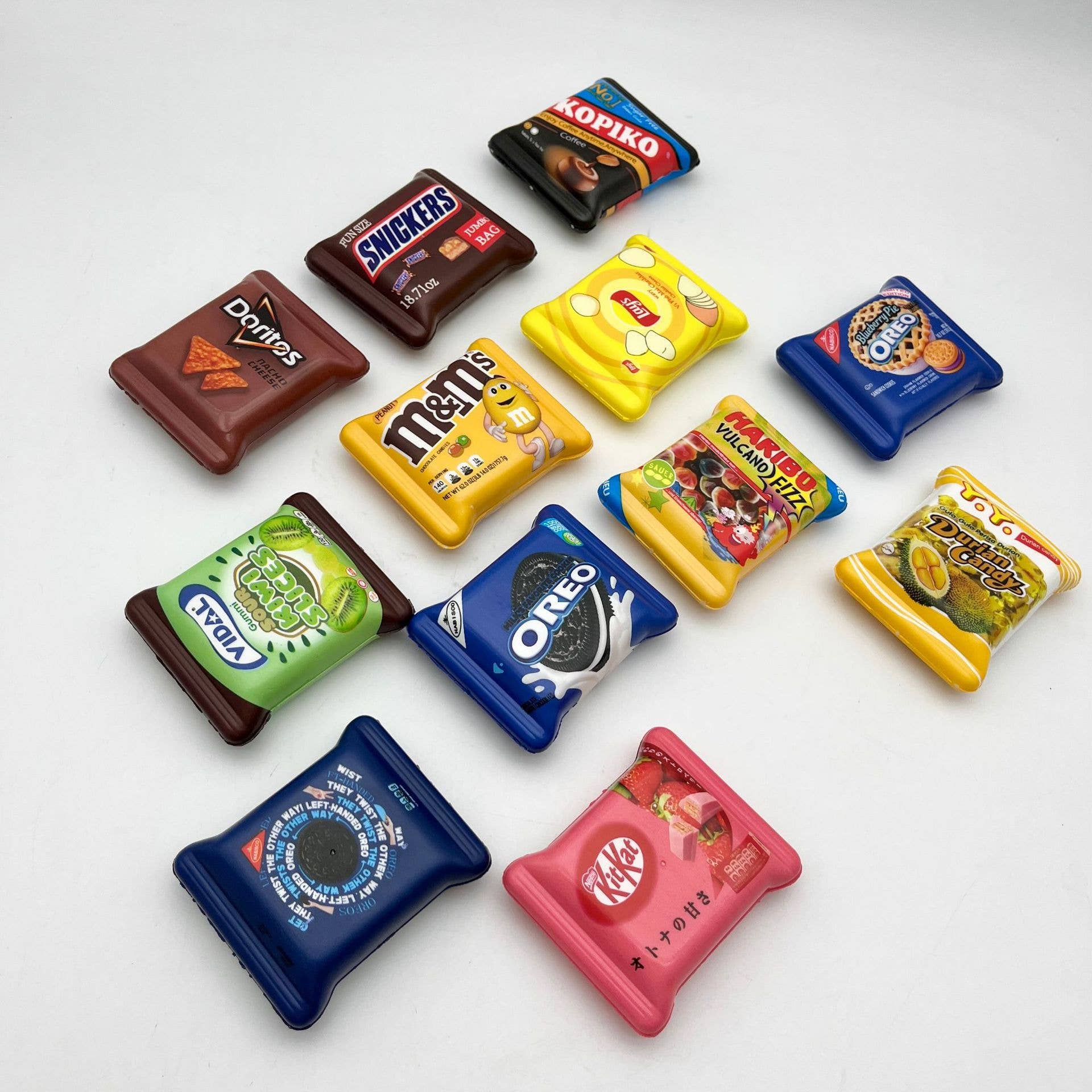 6502. Super Soft PU Realistic Snack Bag Squeeze Toy-random color Squishy