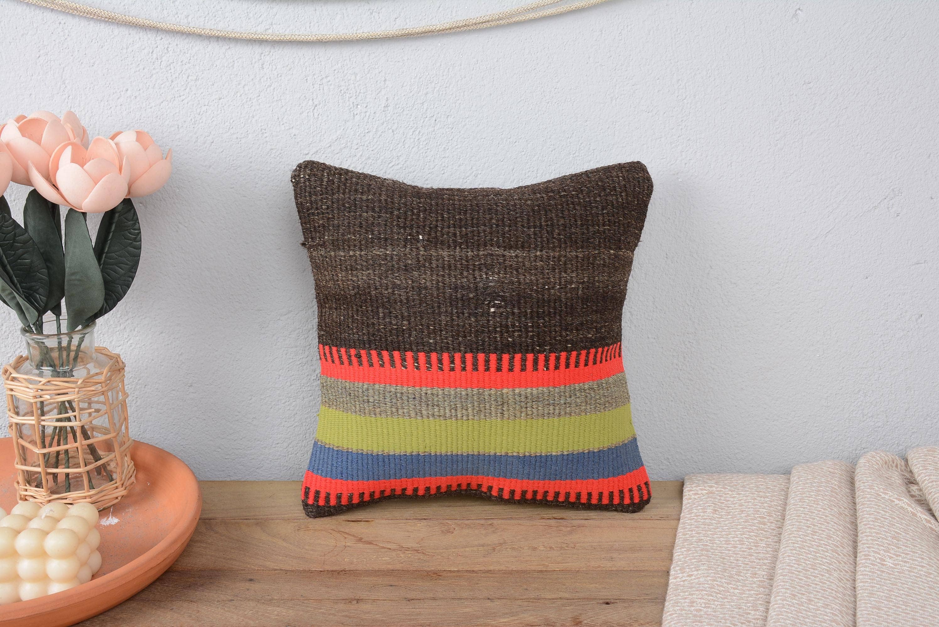 Boho Kilim Pillow Sham Cover Interior Designer Cushion
