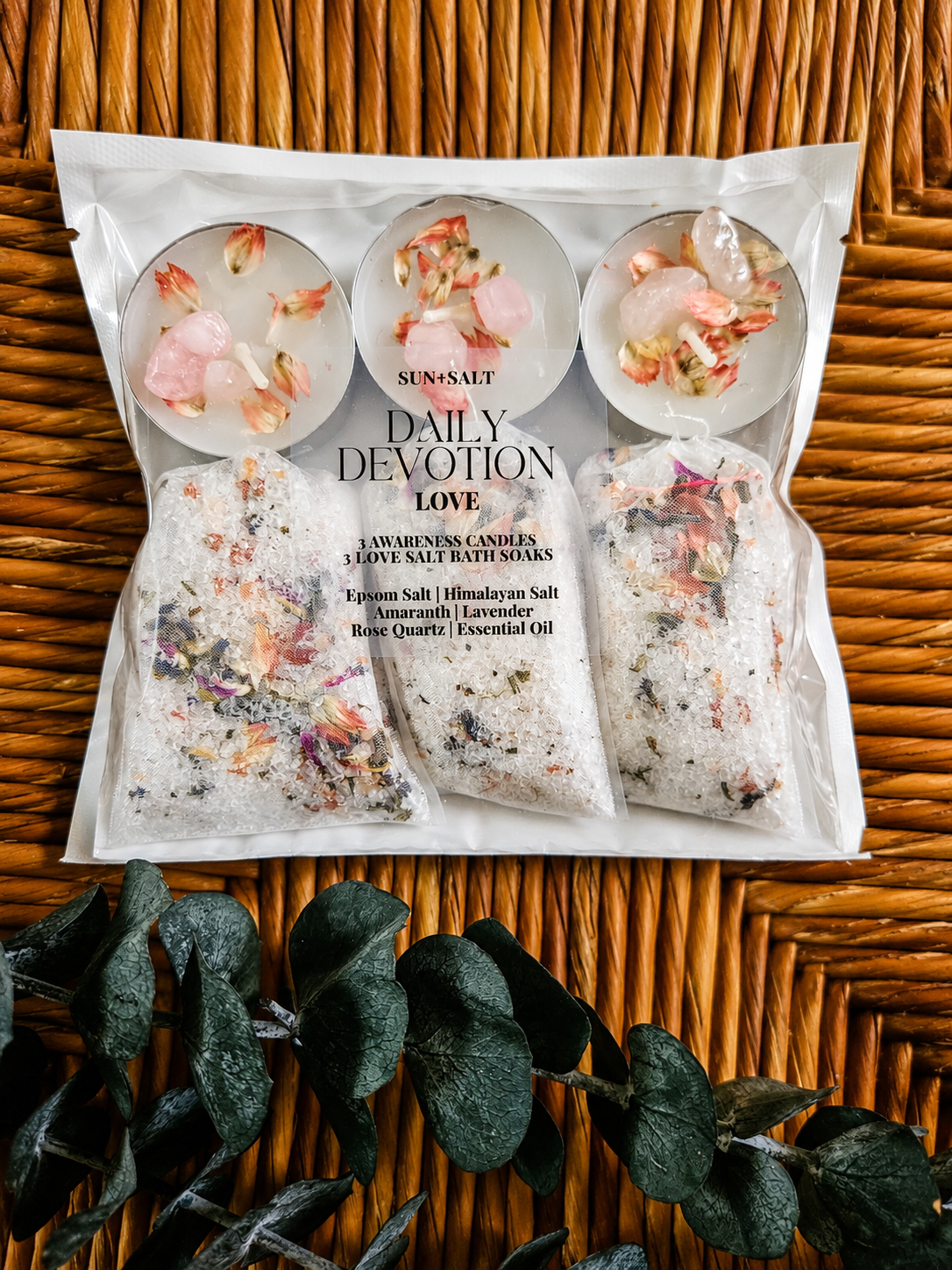 Daily Devotion Ritual Bath Soak Collection Love & Protection