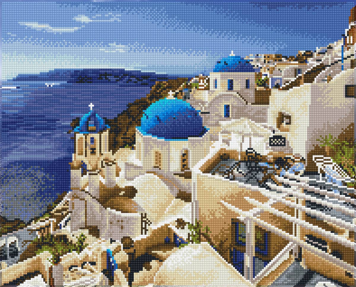 Santorini Blue (Square)