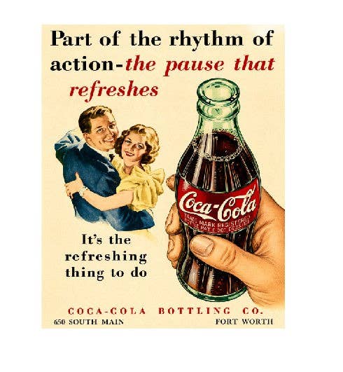 MS248 Vintage Style Metal Sign Soda