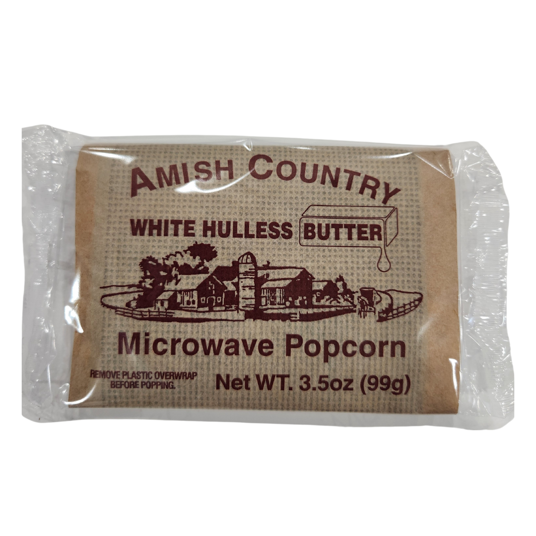 8105. 3pk Microwave Buttery White HULLESS Popcorn