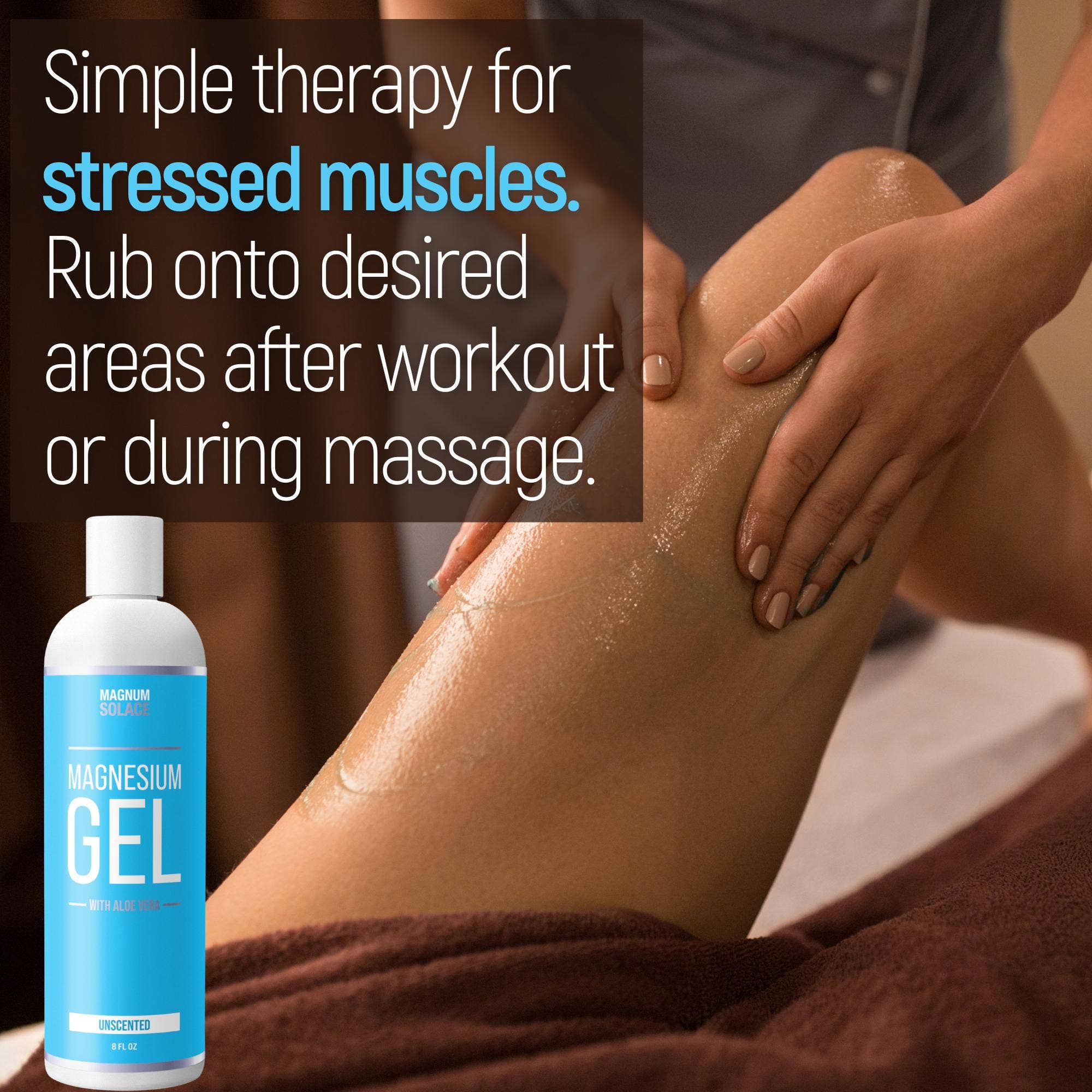 7423. Magnesium Gel with Aloe | Massage Gel for Leg & Muscle Cramp