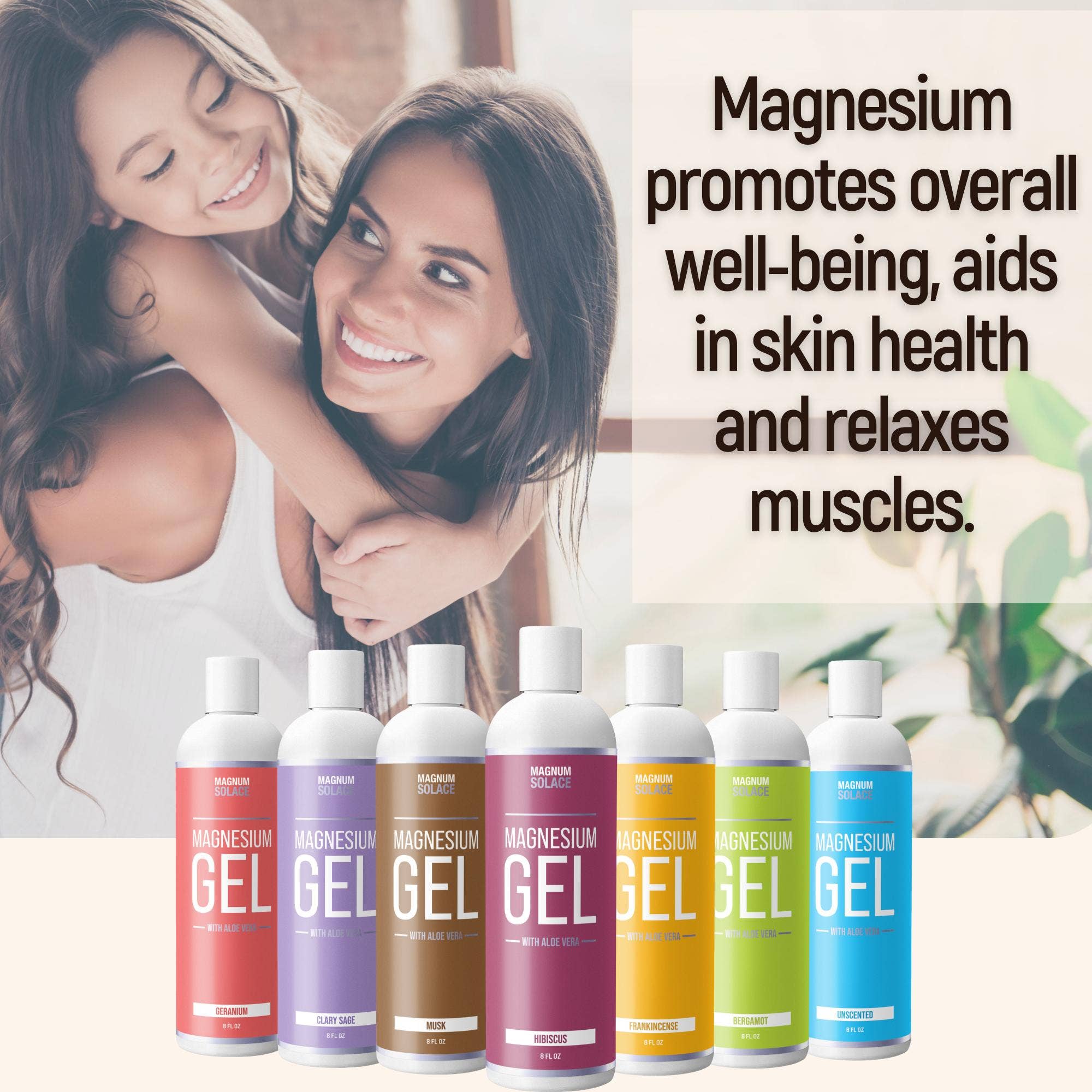 7423. Magnesium Gel with Aloe | Massage Gel for Leg & Muscle Cramp