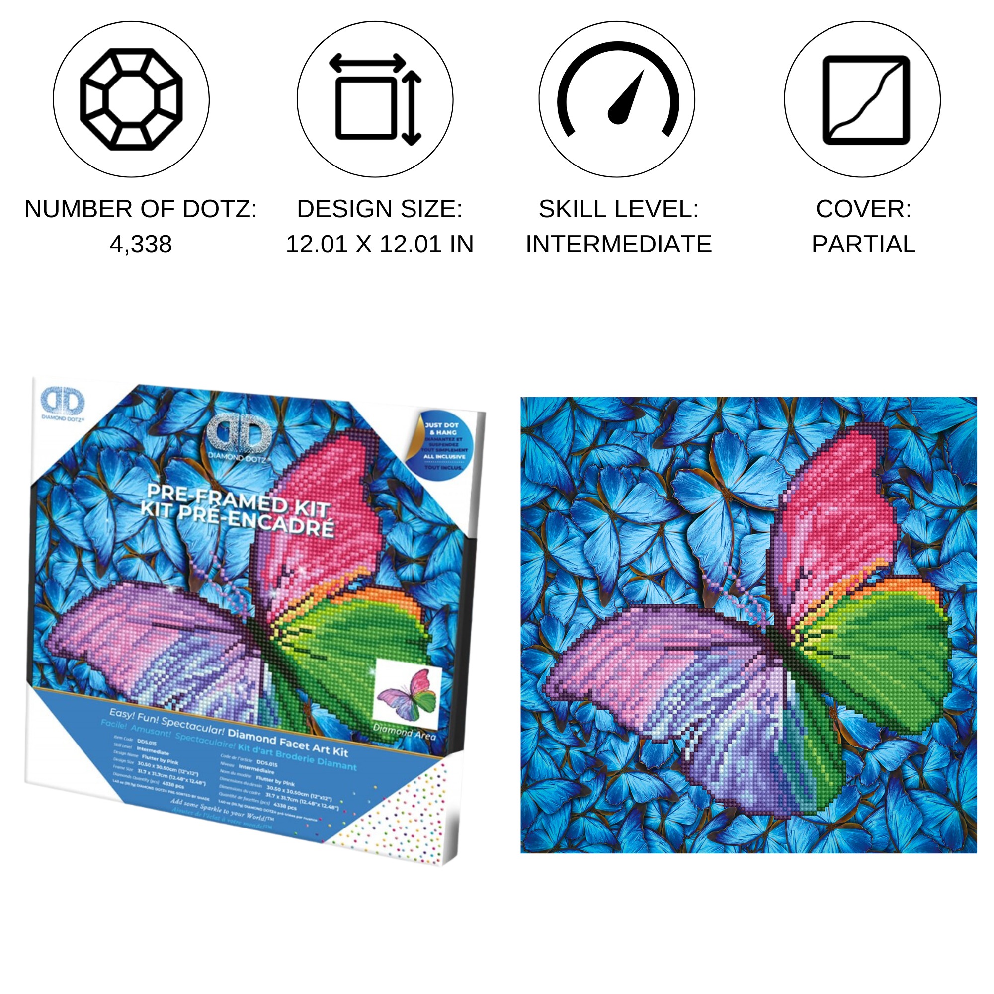 Flutter by Pink Pre-Framed Kit