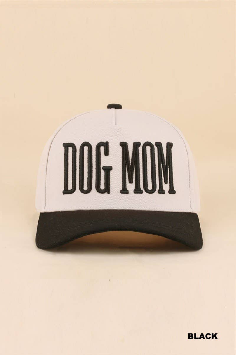 Dog Mom Two Tone Snapback Hat