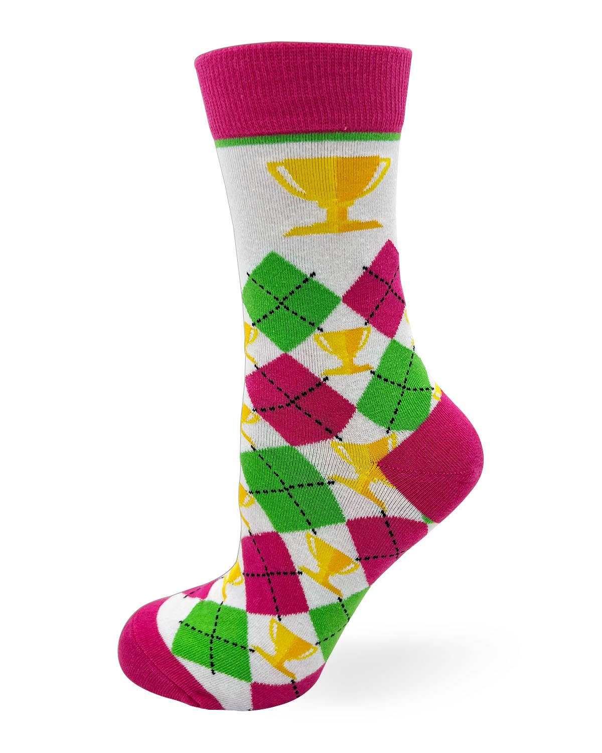 8609. Trophy Wife Ladies' Novelty Crew Socks