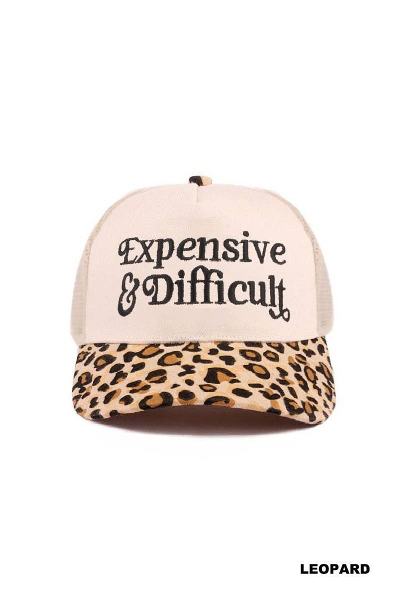 Expensive And Difficult Two Tone Mesh Snapback Hat
