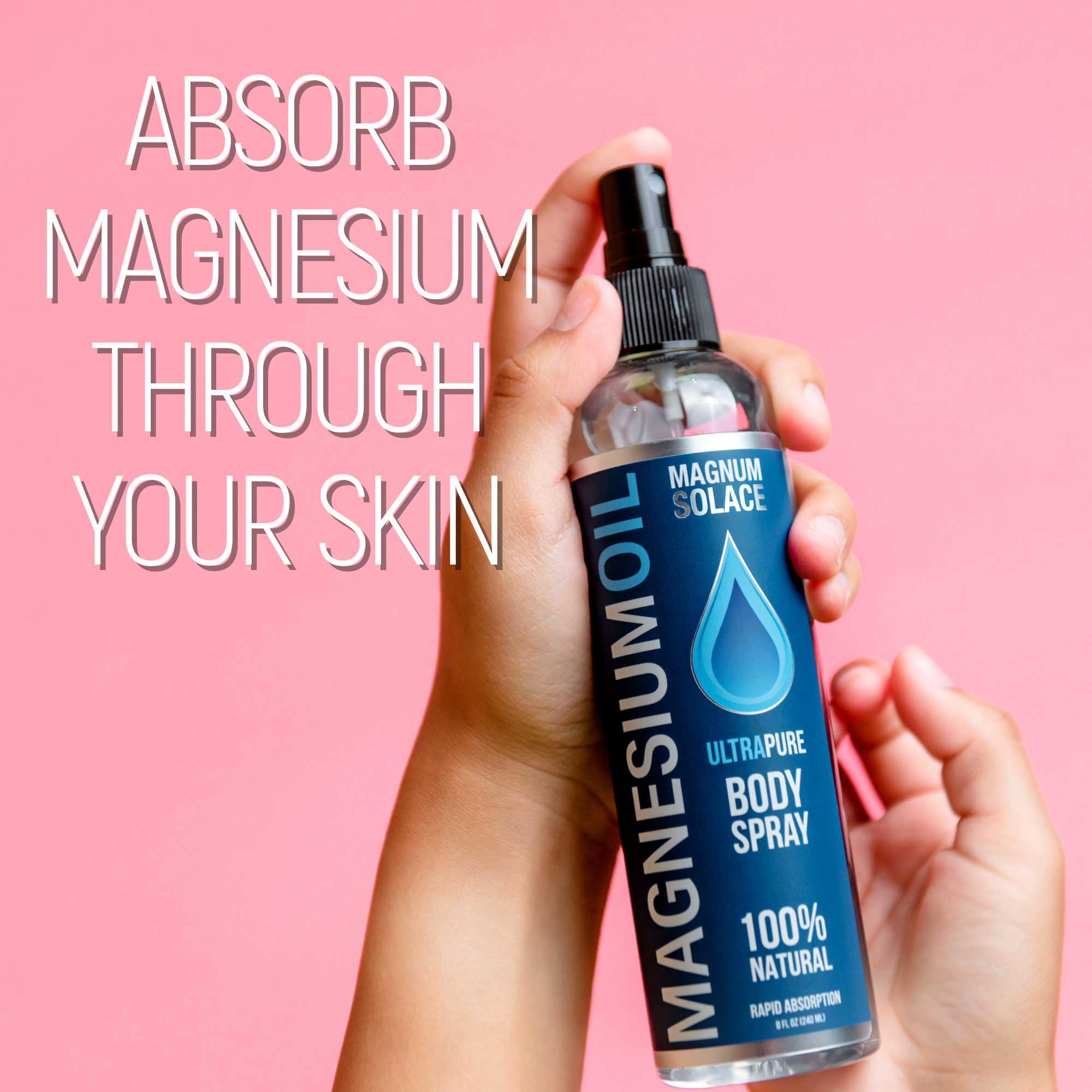 7425. Magnesium Oil Spray for Restless Legs, Sleep, Muscle Relief