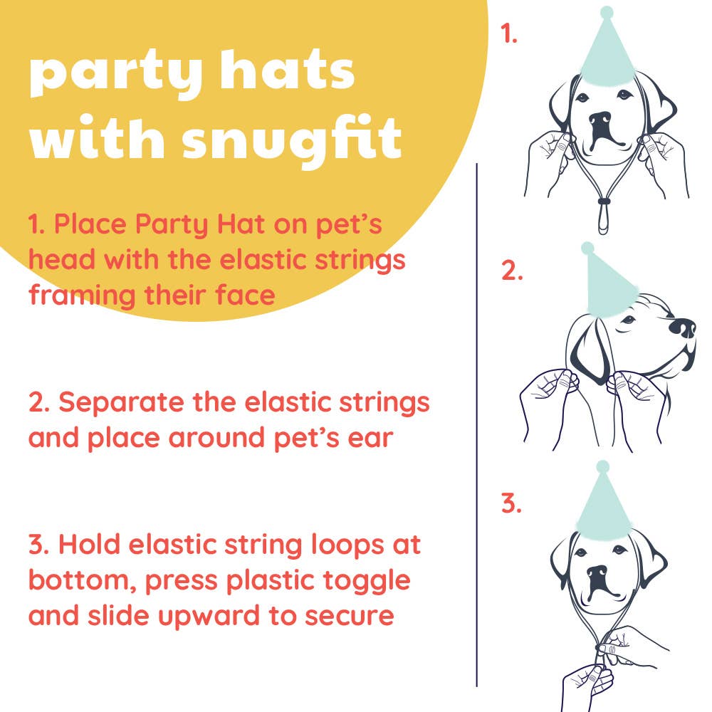 7503. Party Time Pink Party Hat with SnugFit®