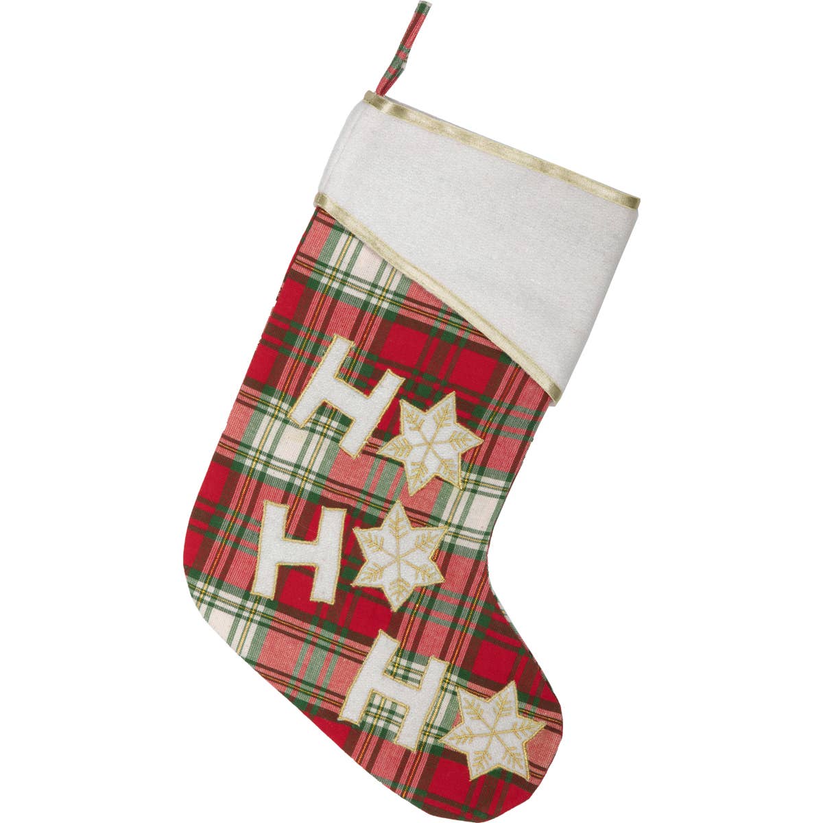 HO HO Christmas Stocking 11x15