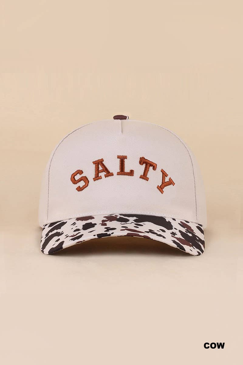 Salty Two-tone Canvas Cotton Cap