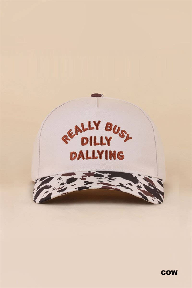 Really Busy Dilly Dallying Two Tone Snapback Hat