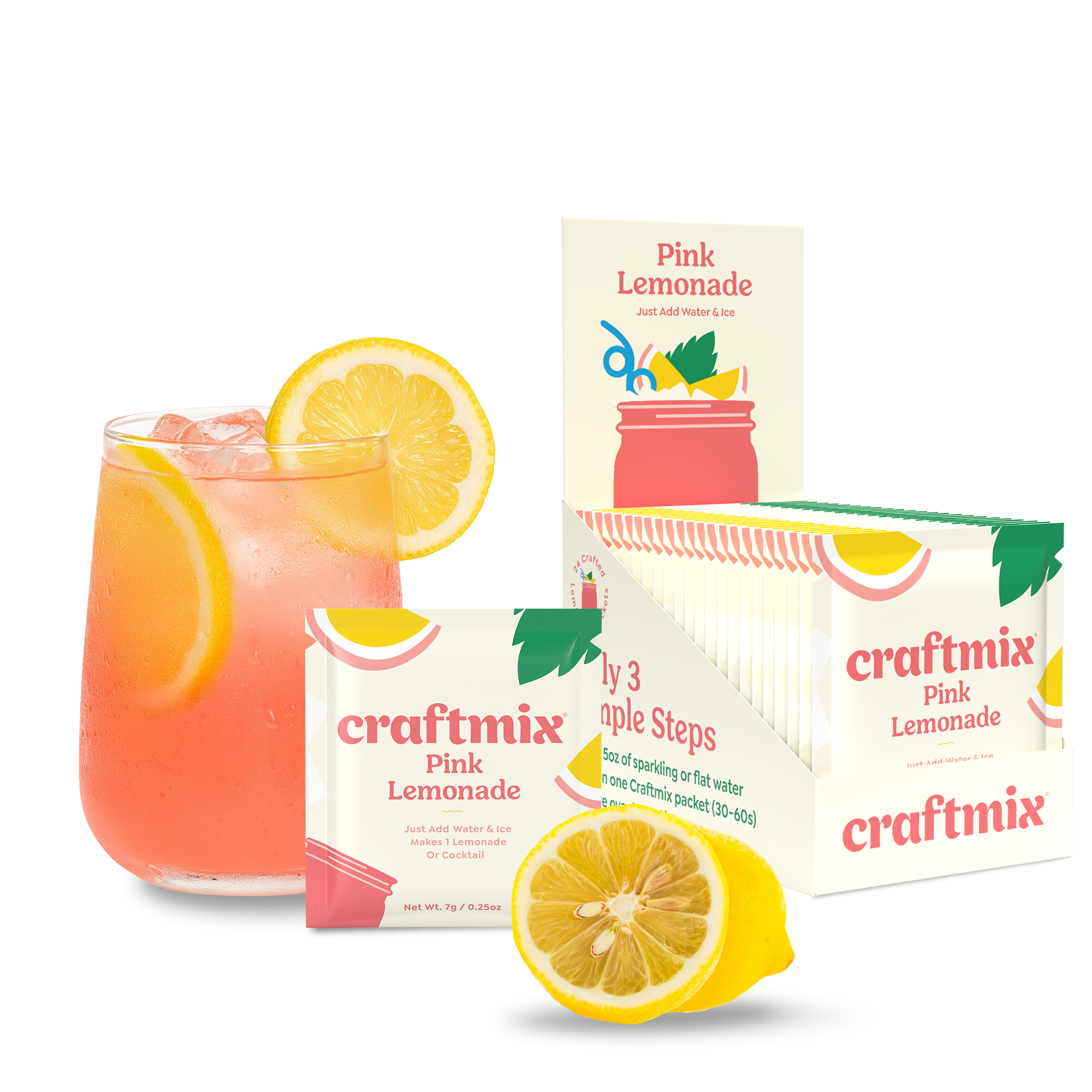 8561. Pink Lemonade Cocktail / Mocktail Mixer