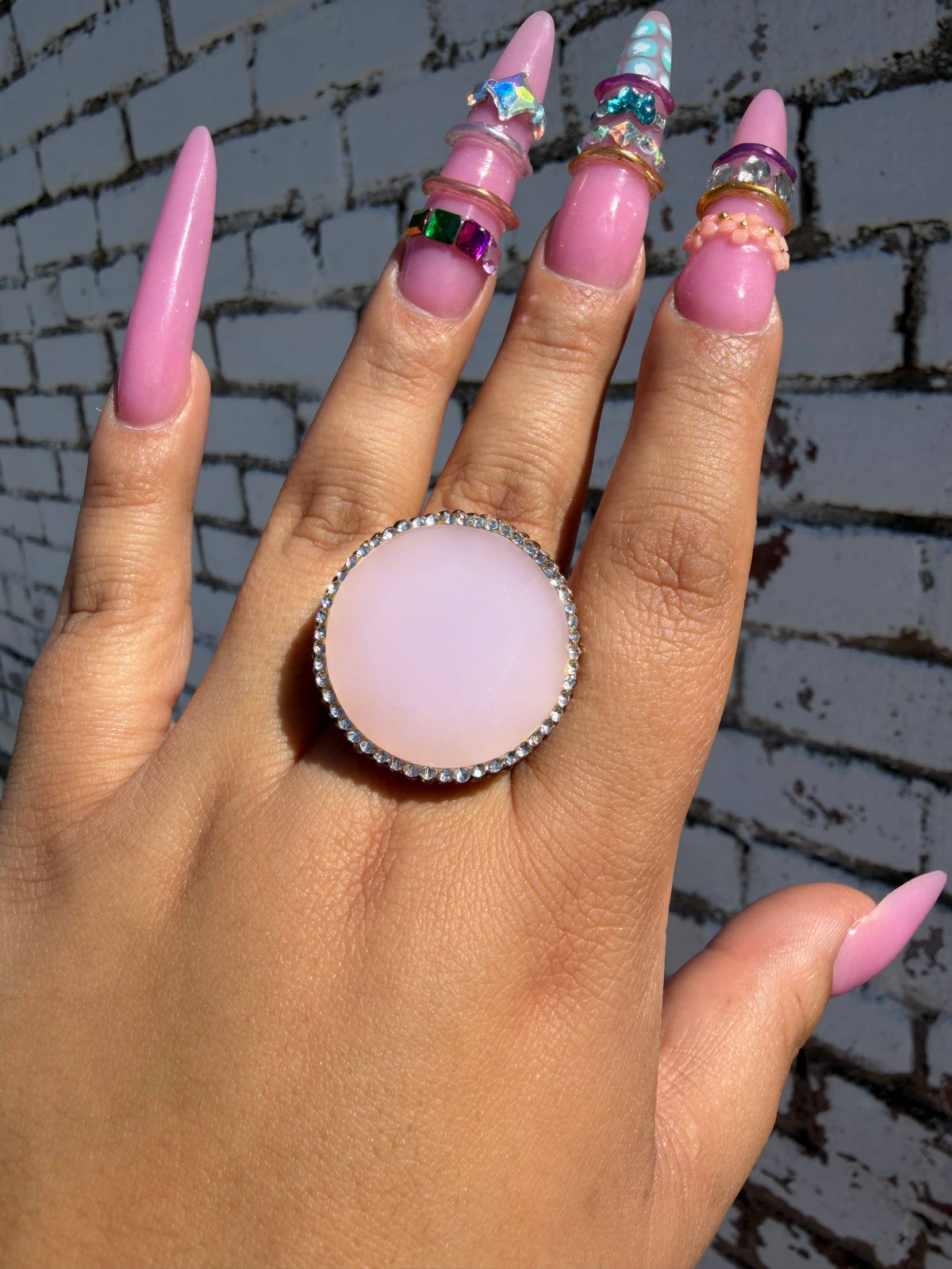 The Petal Crystal Pavé Ring