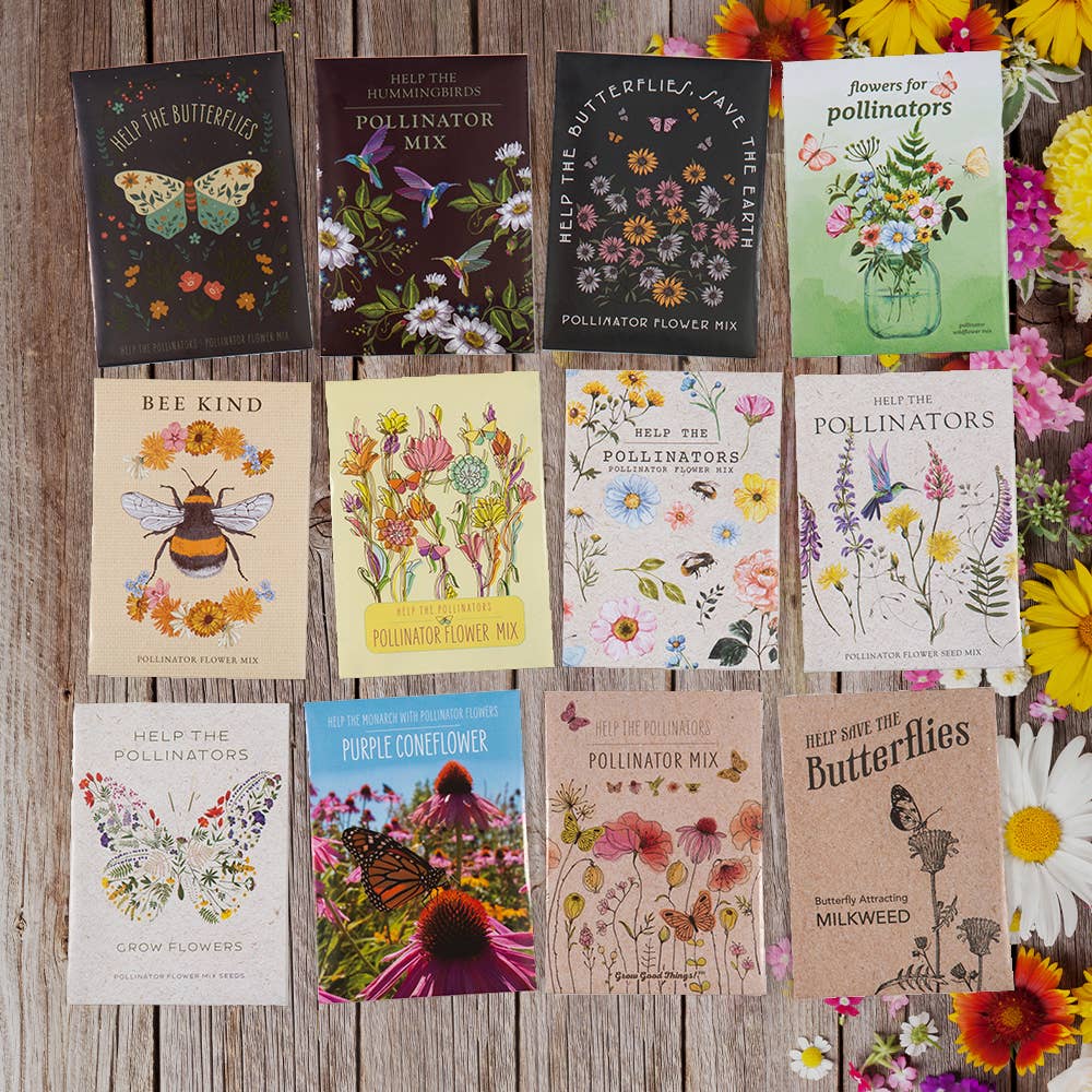 2216. Pollinator Butterfly - Wildflower Mix Seed Packets