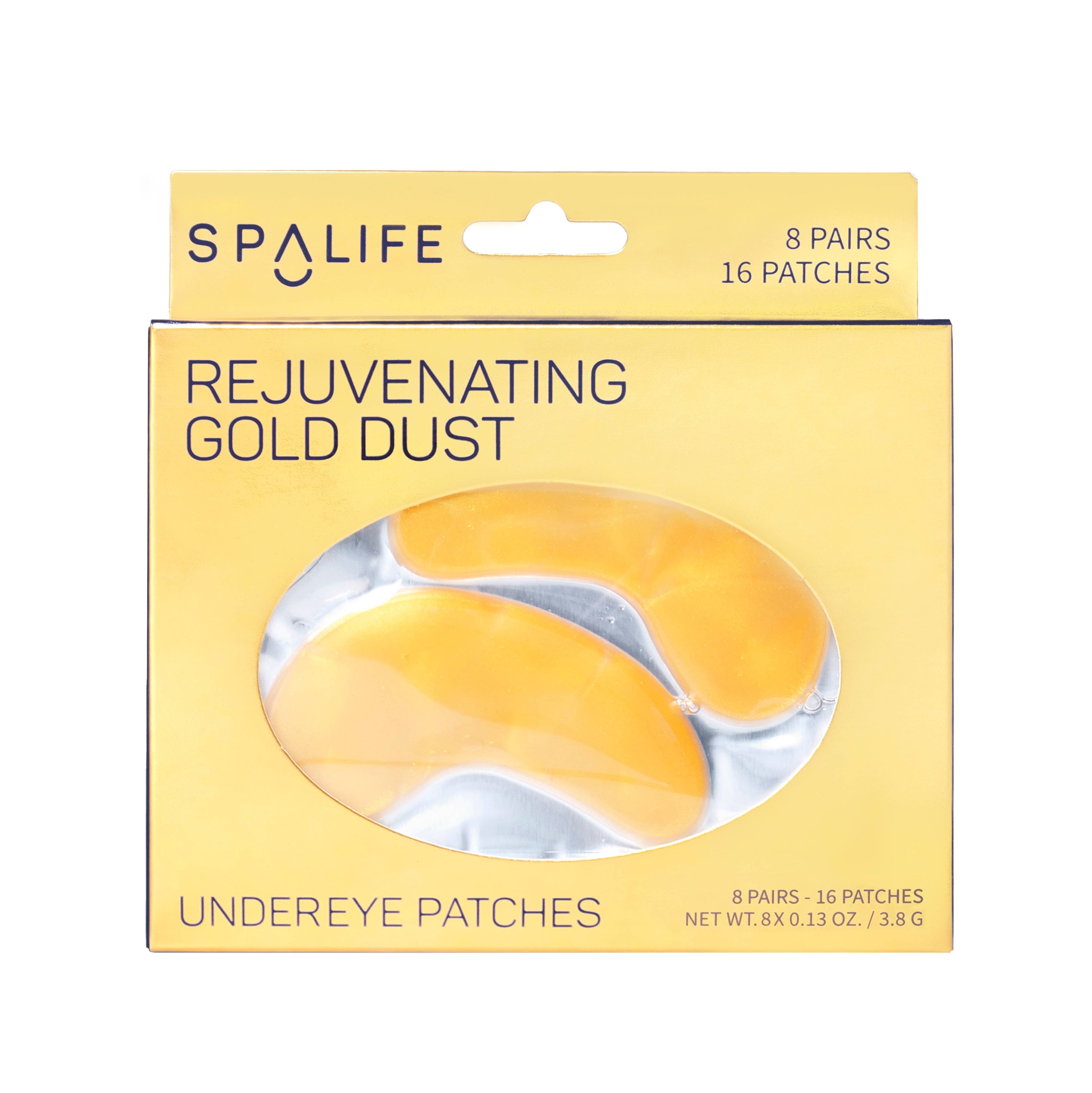 7410. Rejuvenating Gold Dust Under Eye Masks - 8 Pairs