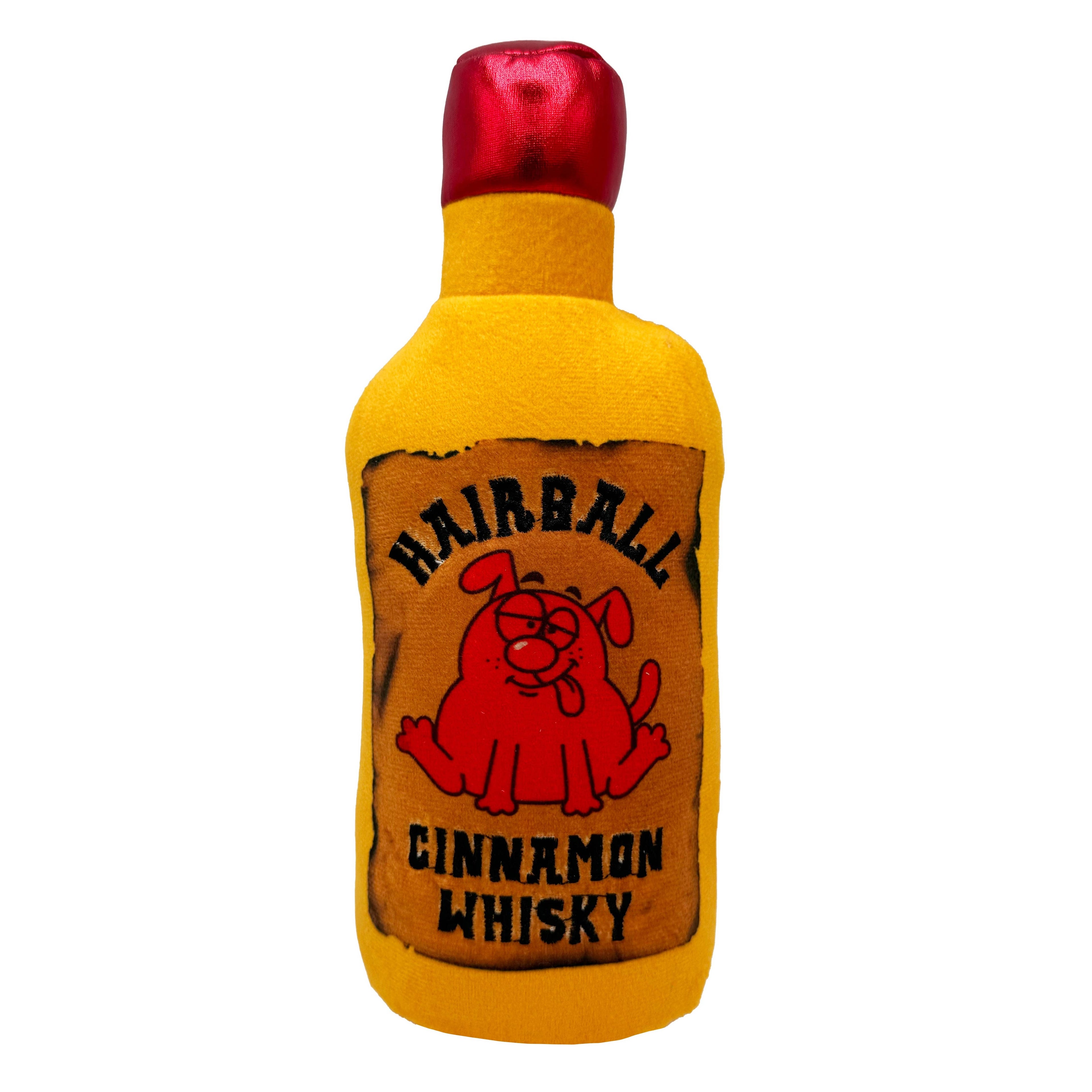 7501. Hairball Cinnamon Whisky Dog Toy