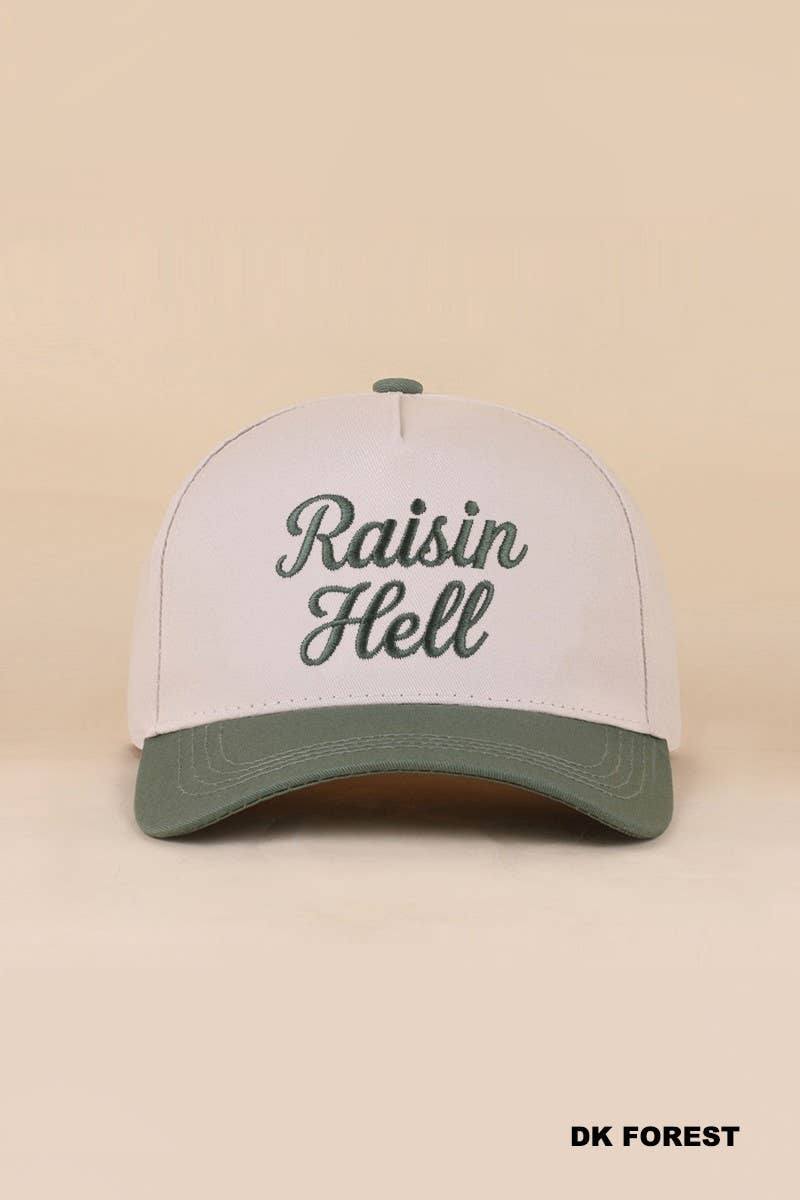 Raisin Hell Two Tone Snapback Hat