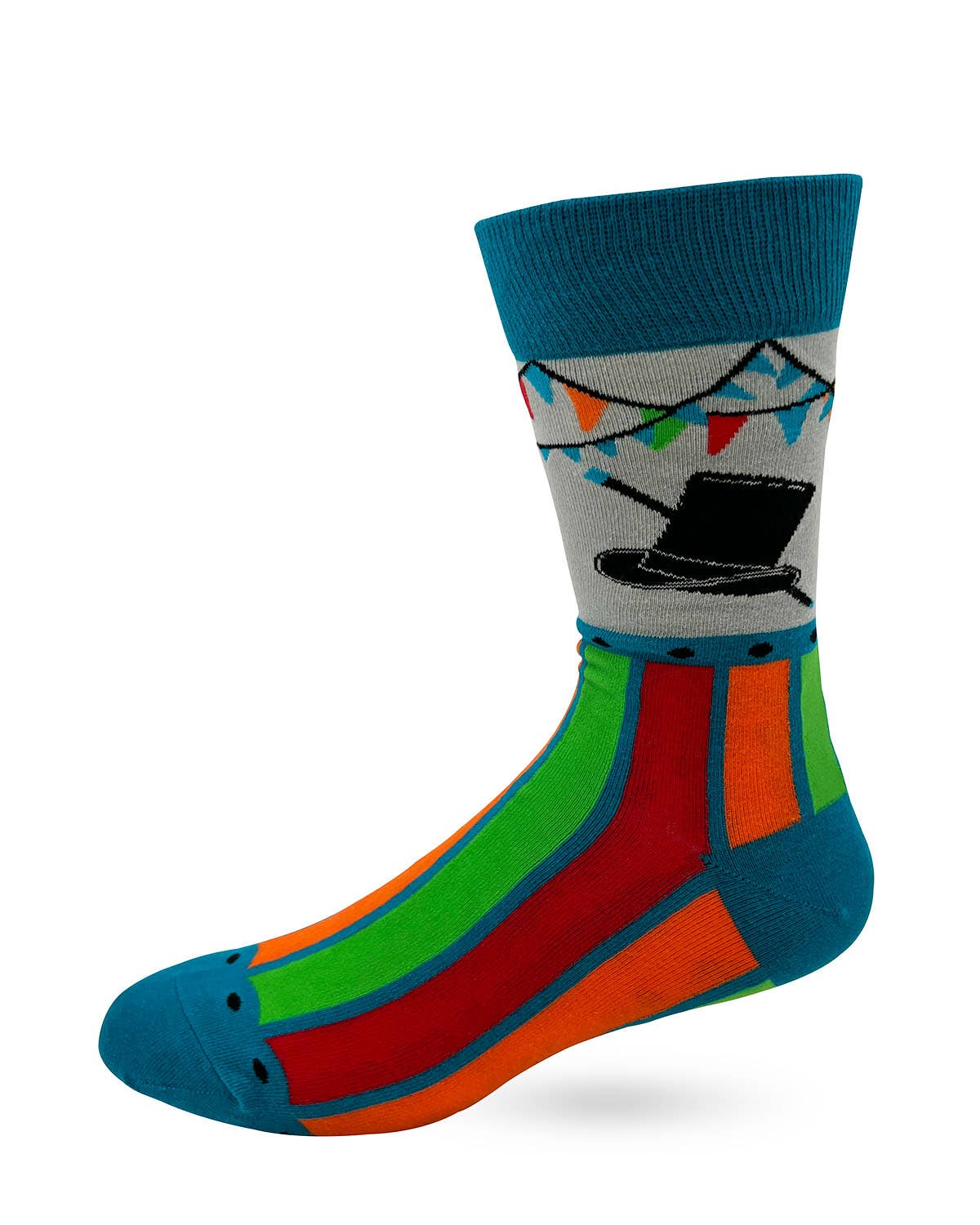 8617. Ringmaster Of The Shit Show Men's Novelty Crew Socks