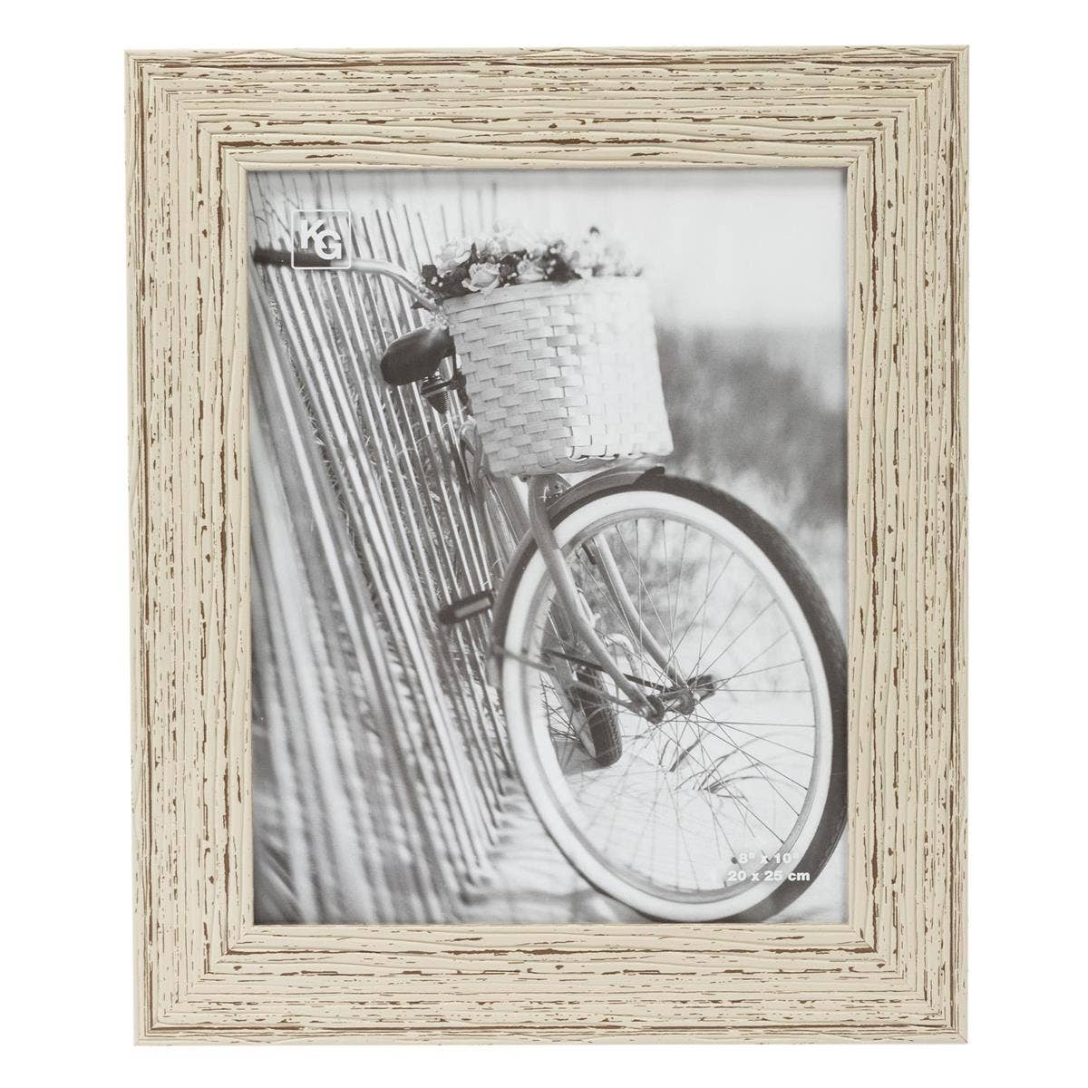 Kiera Grace Maya Frame, Weathered WHITE BEACHWOOD FINISH