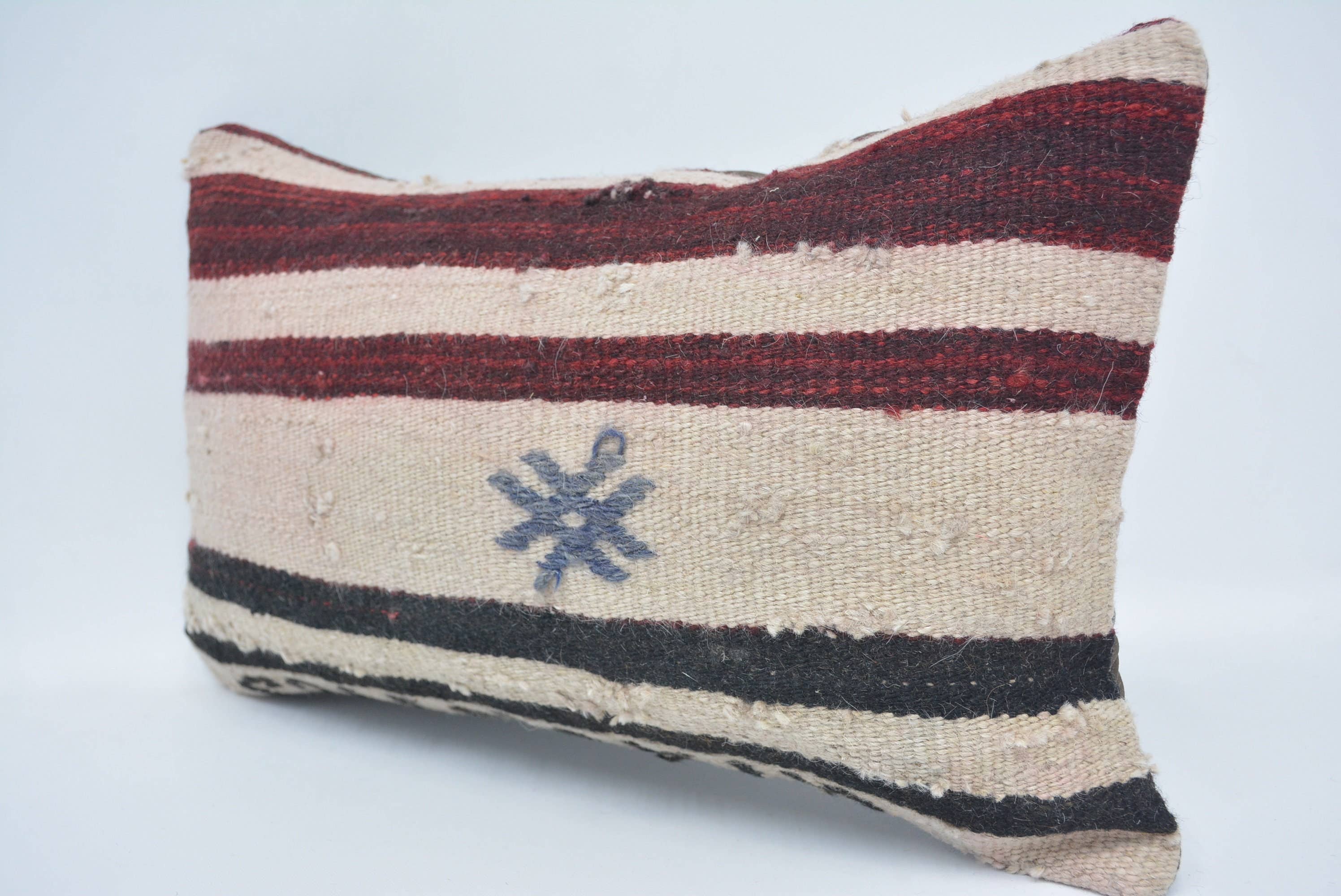 Personalized Turkish Kilim Throw Pillow Covers 12x20