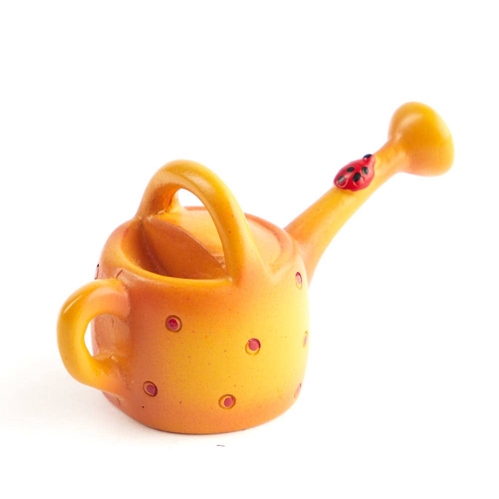 8341. Resin Miniature Mini Ladybug Watering Can