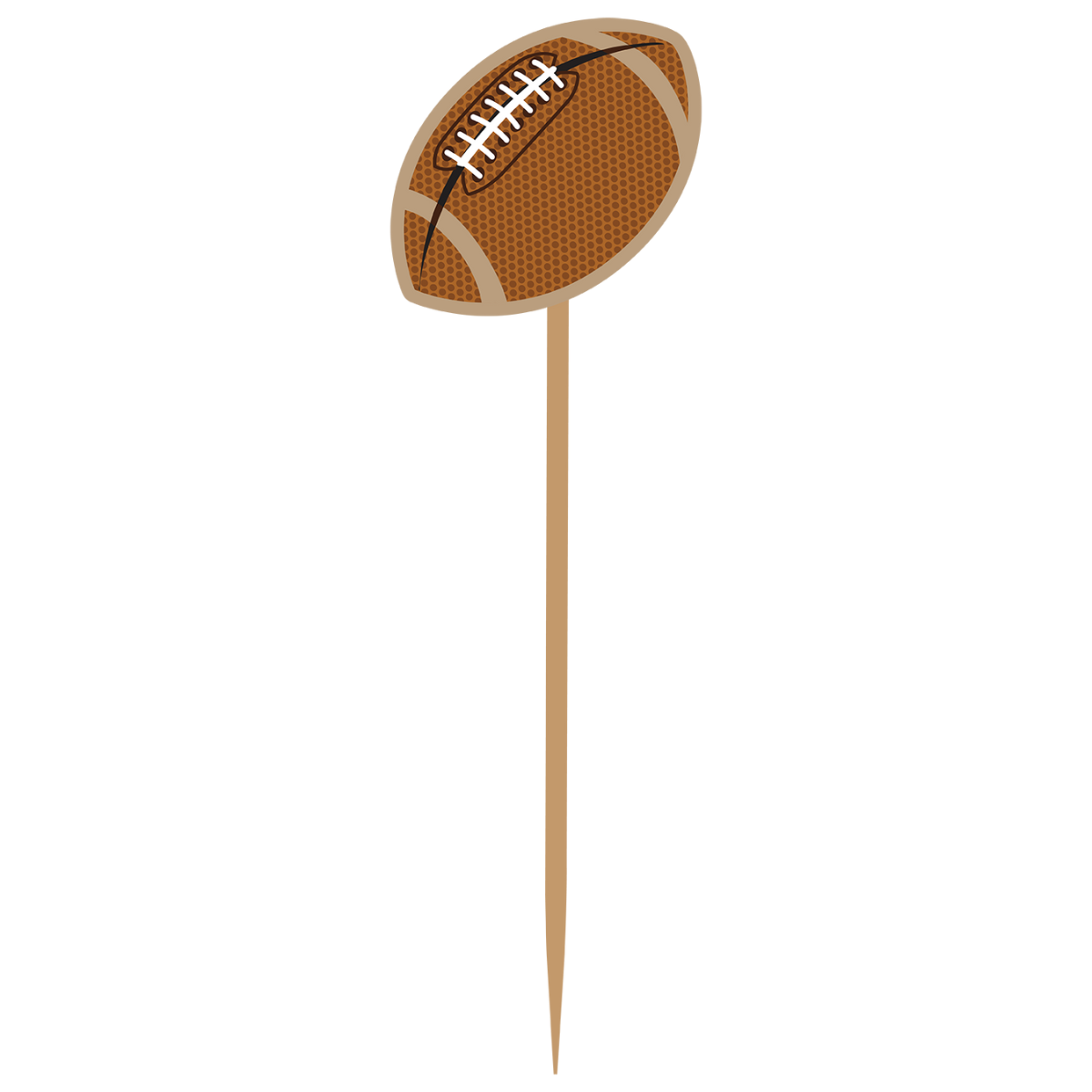 4305. Tailgate Football Large Cocktail Picks/30pk