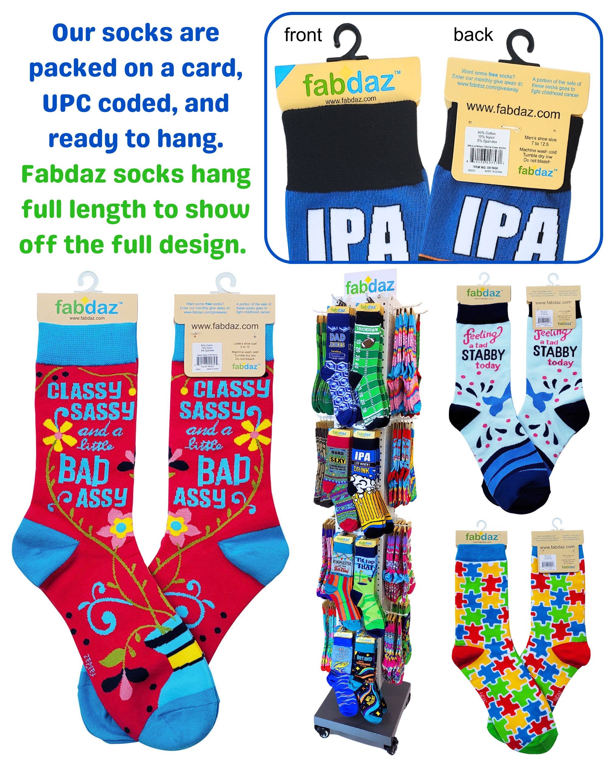 8622. "Life's a Beach" Women's Crew Socks