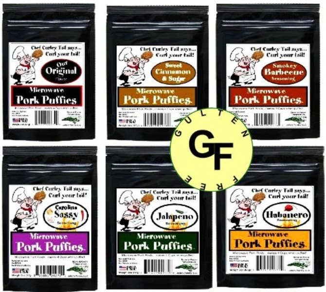 Microwave Pork Rinds Sassy Red Pepper, 2oz Bag