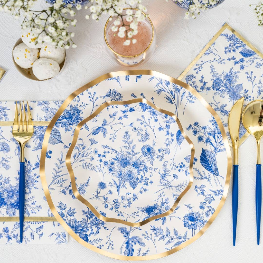 4301. Timeless Wavy Paper Dinner Plate/8pk