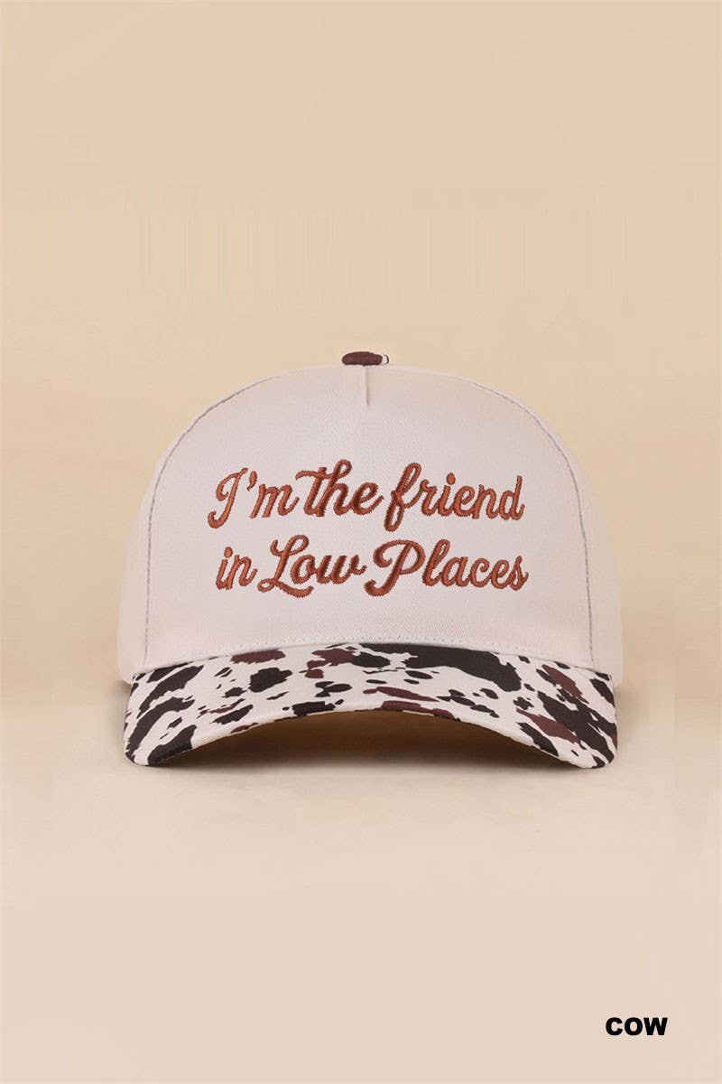 I'm The Friend In Low Places Two Tone Snapback Hat