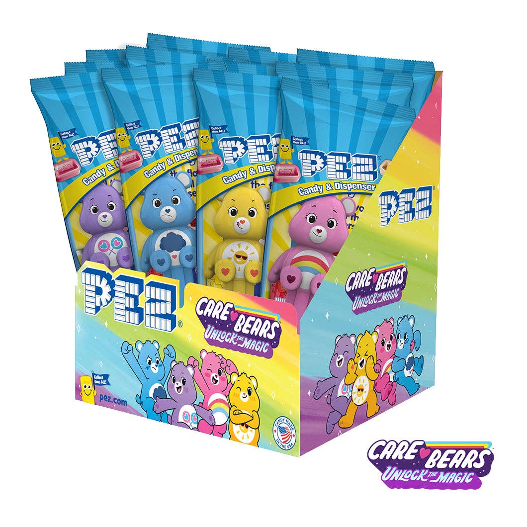 8551. Care Bears Pez Candy, Poly Bag