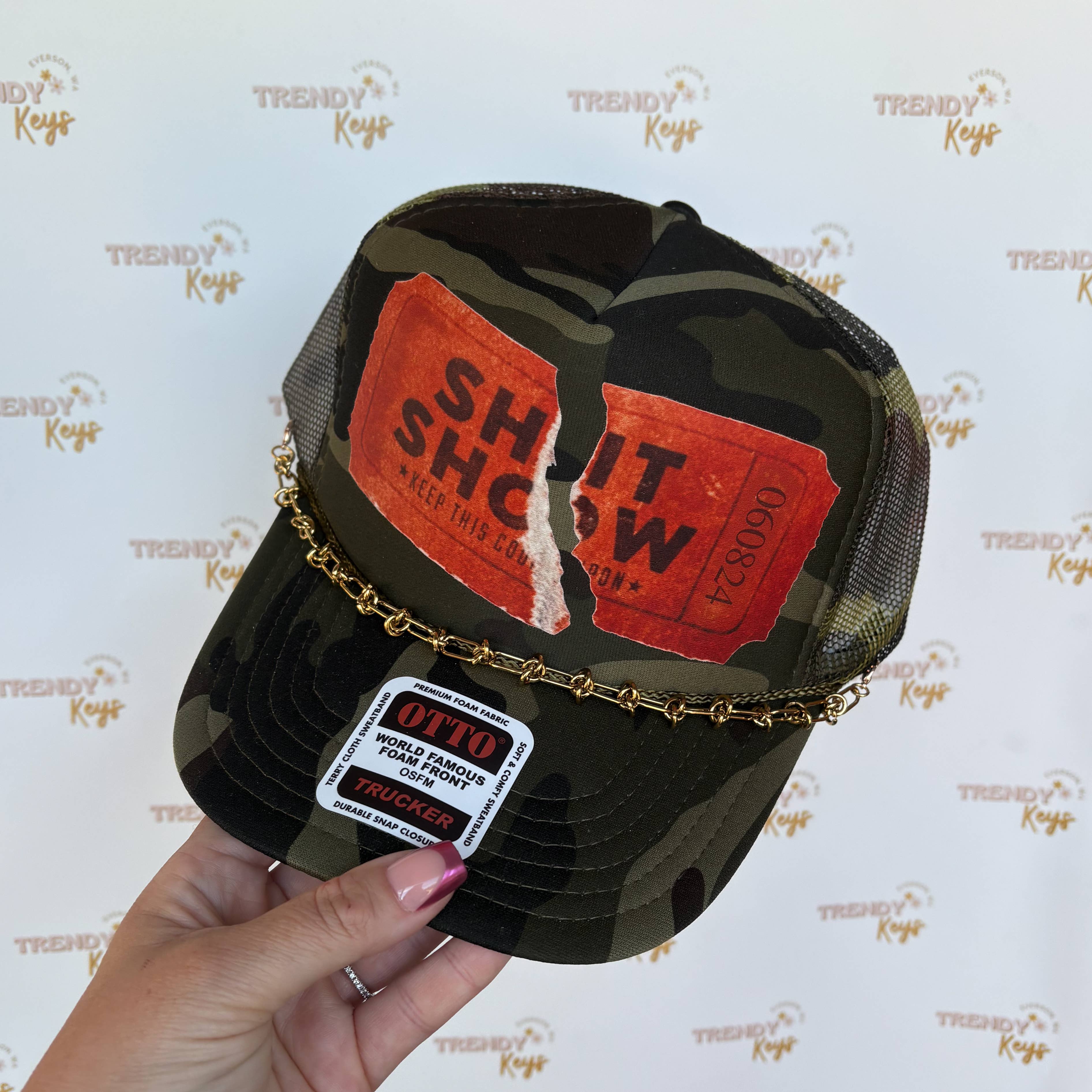 5003. Ticket to the Sh!t Show Trucker Hat 