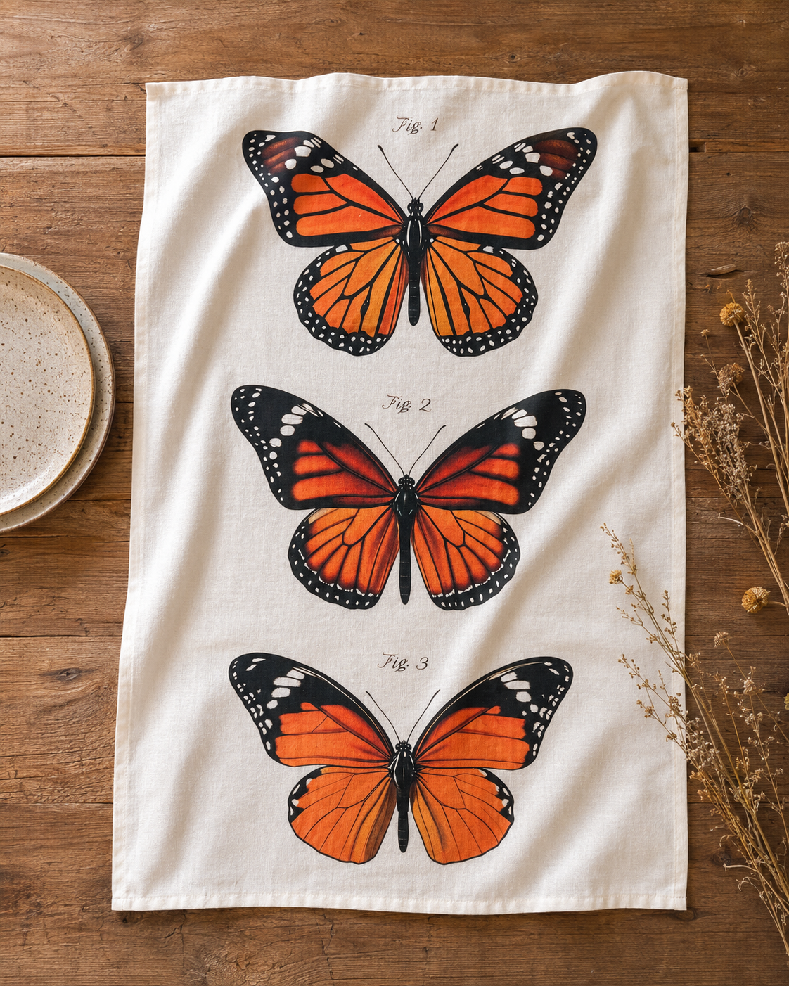 SLT108 - Tea Towel Vintage Monarch