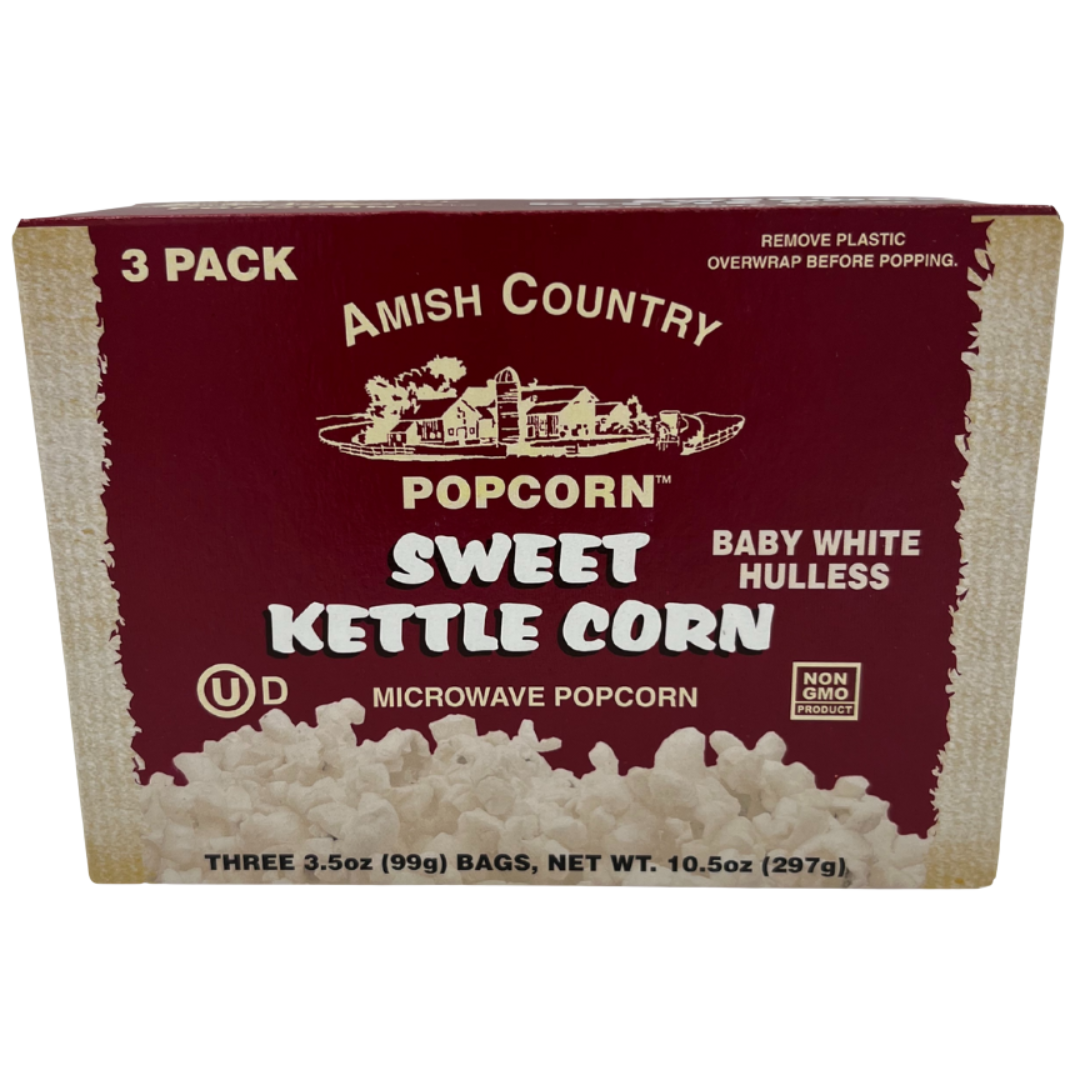 8103. 3pk Microwave Sweet Kettle Popcorn