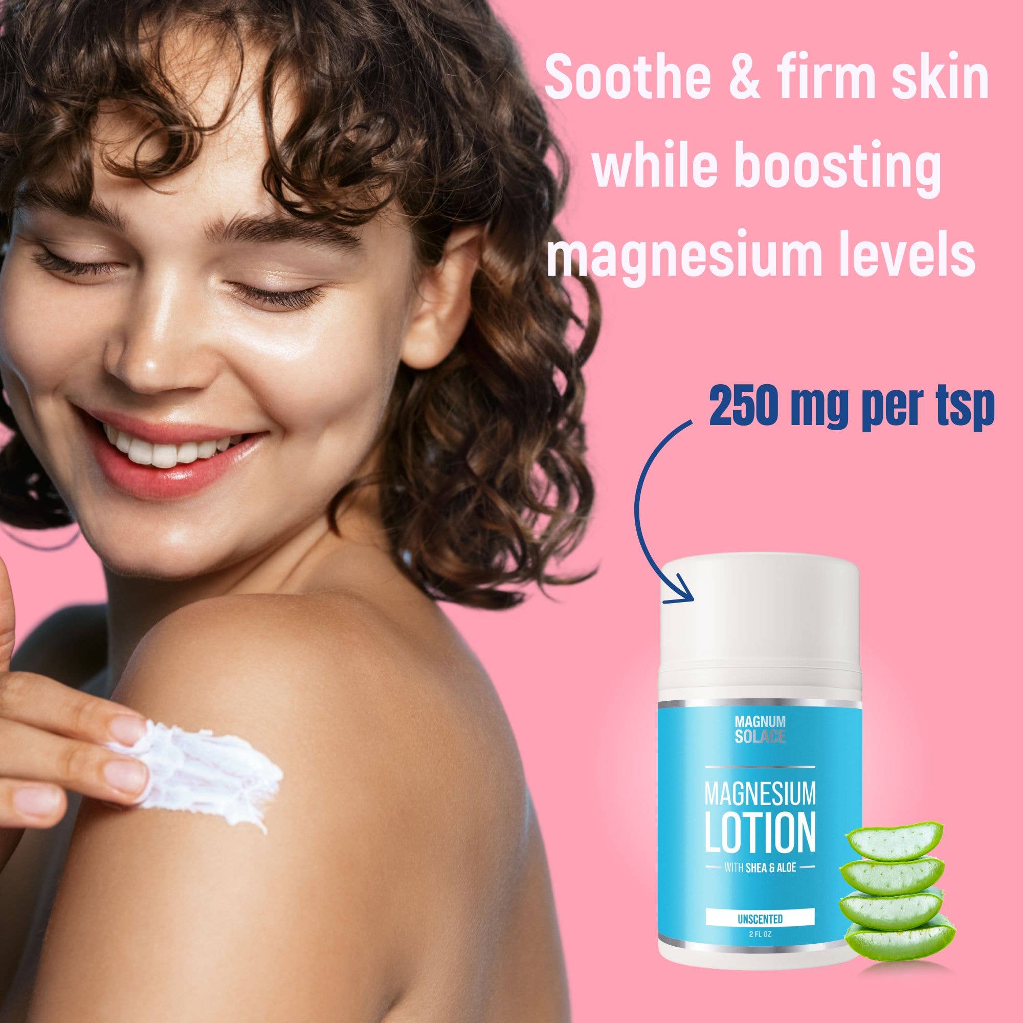 7422. 2oz Magnesium Lotion - Restless Legs & Muscle Pain Relief