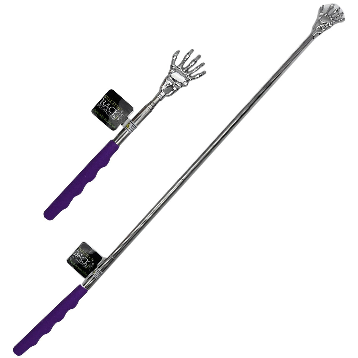 Telescopic Skeleton Back Scratcher in Countertop Display