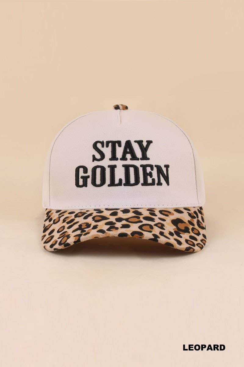 Stay Golden Two Tone Snapback Hat